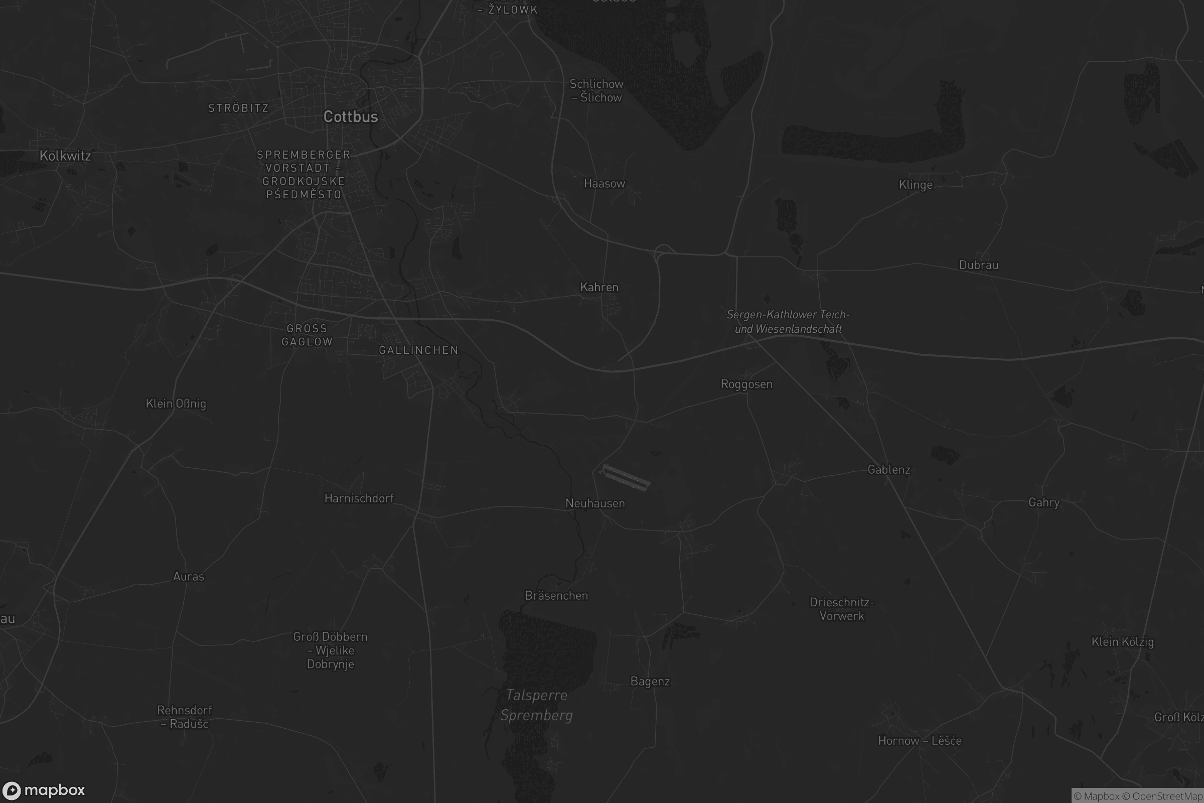 Karte von Neuhausen/Spree