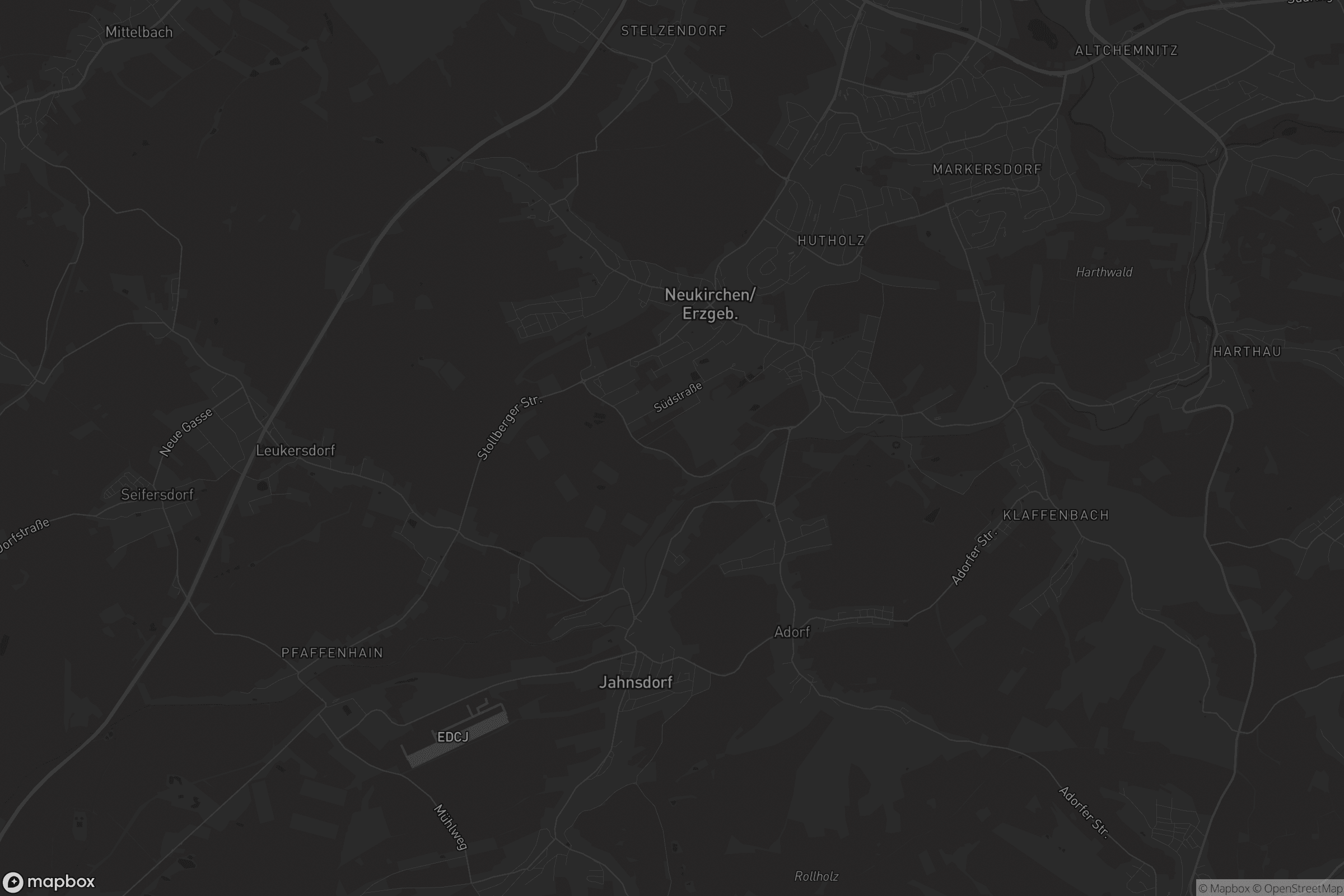 Karte von Neukirchen/Erzgebirge