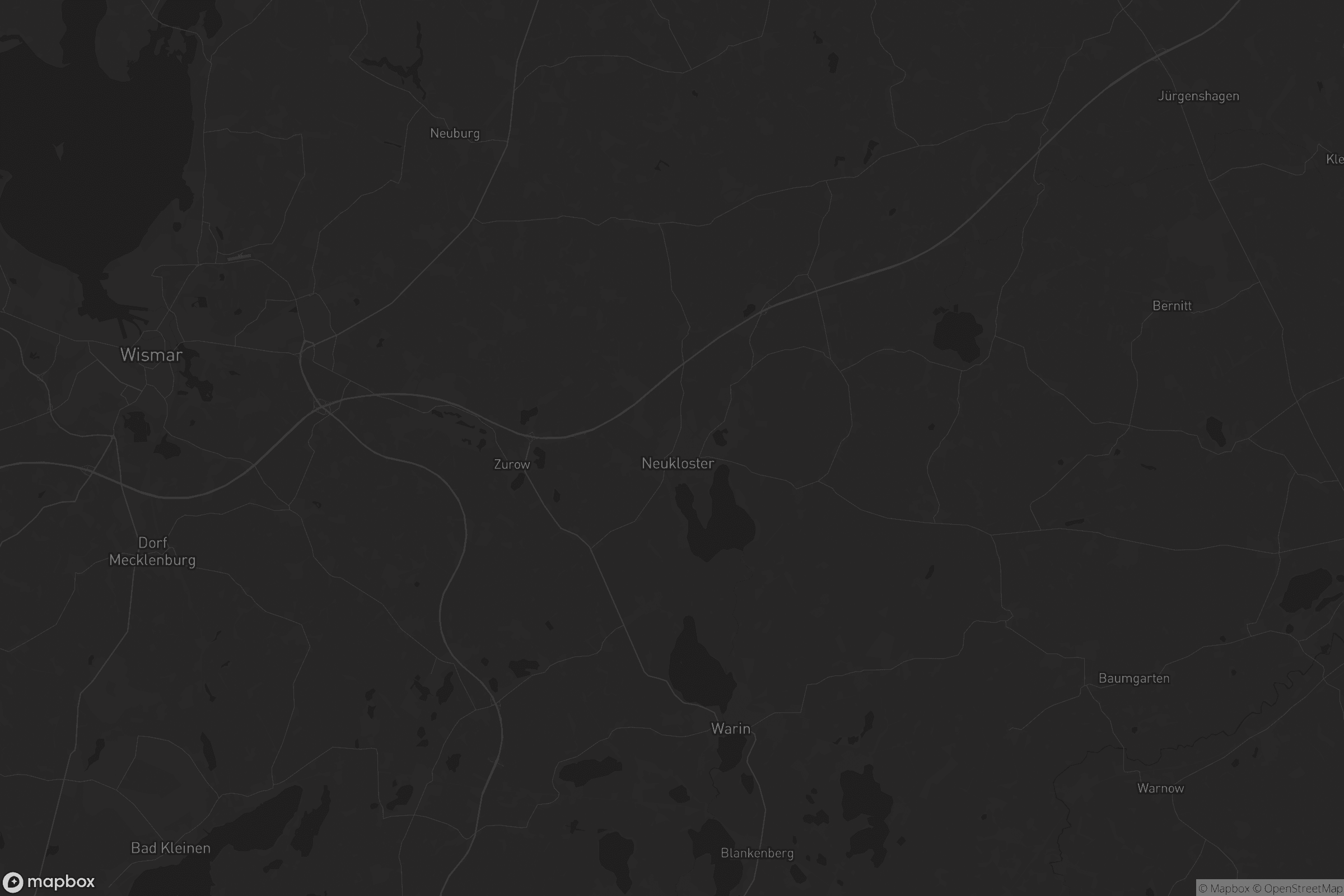Karte von Neukloster-Warin