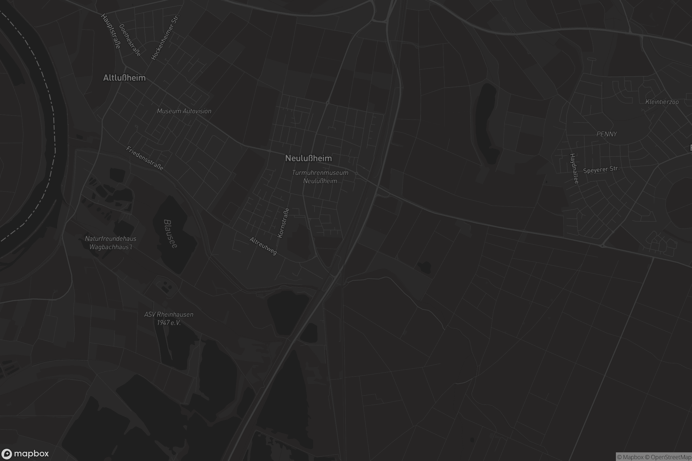 Karte von Neulußheim