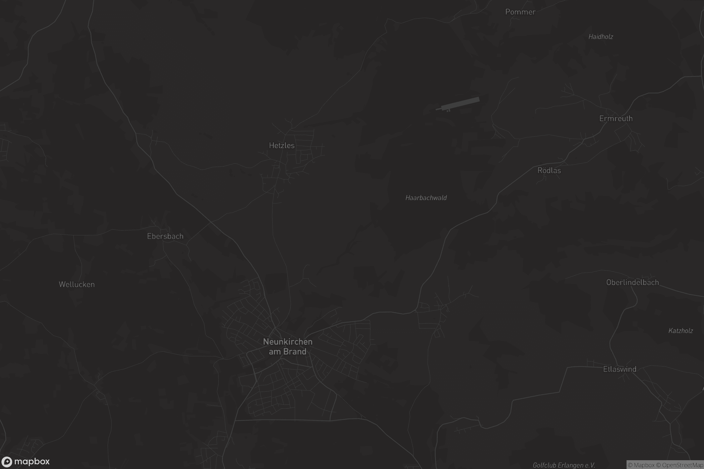 Karte von Neunkirchen am Brand