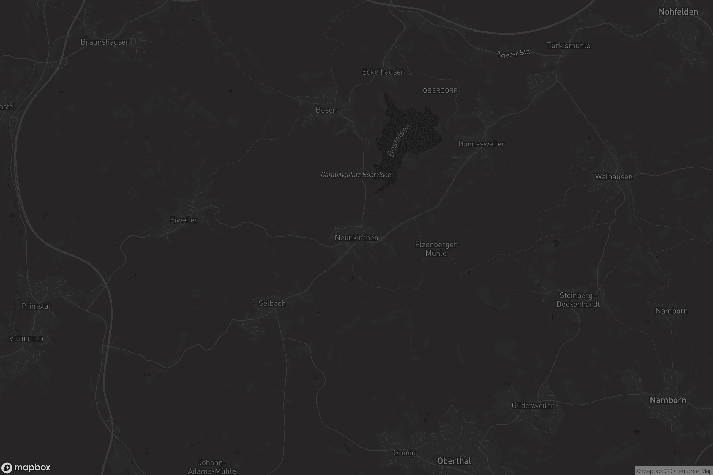 Karte von Neunkirchen (Nahe)