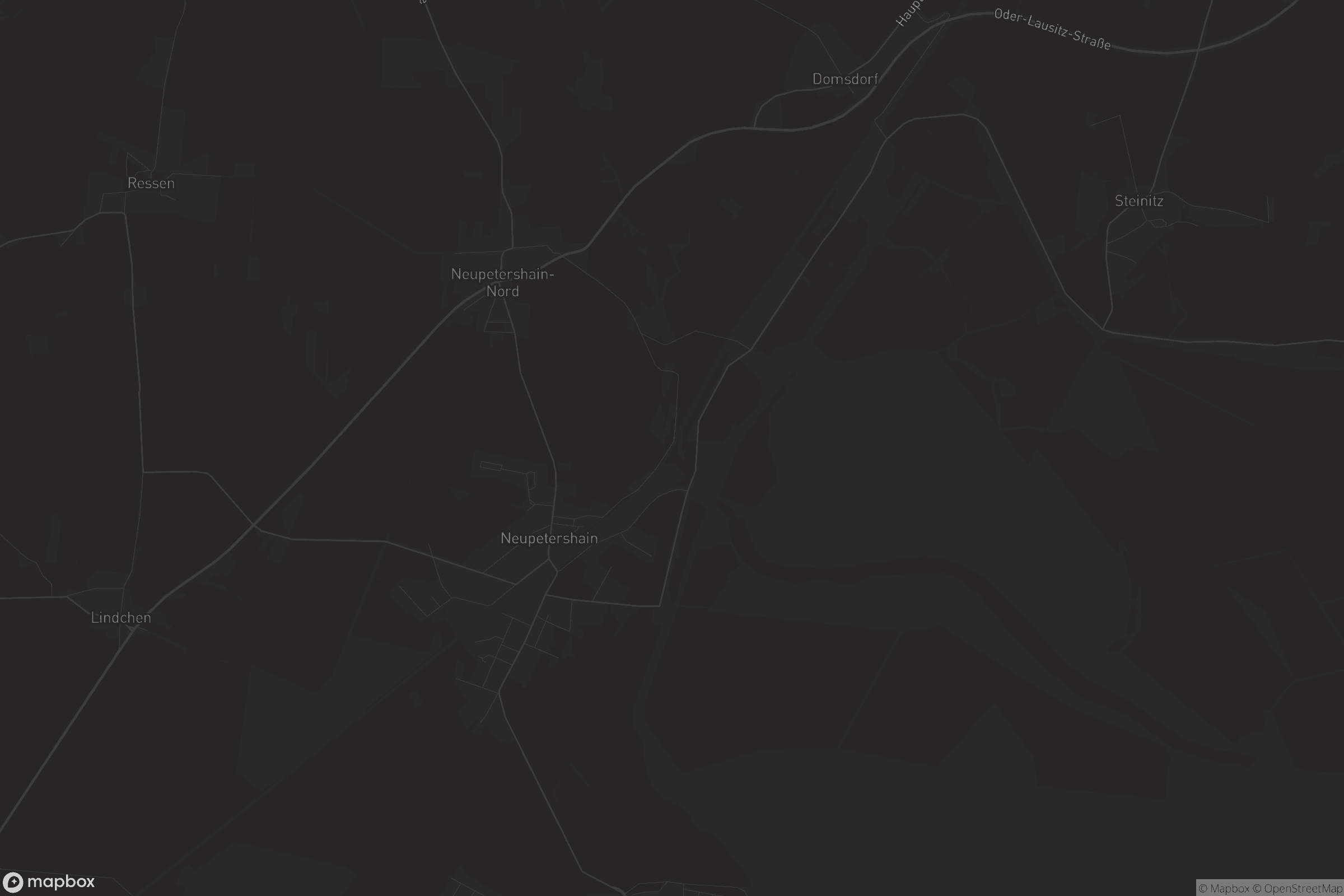 Karte von Neupetershain