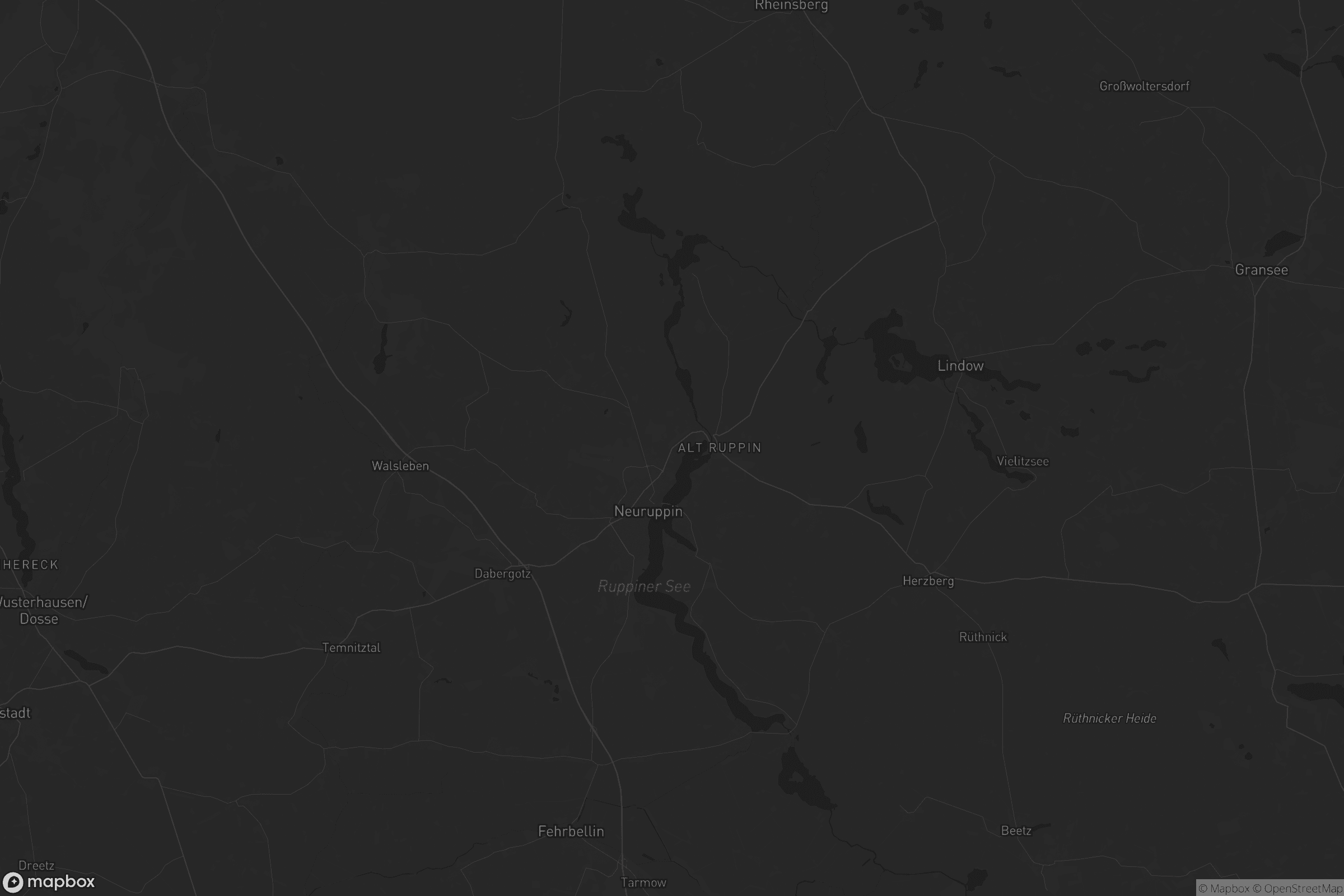 Karte von Neuruppin