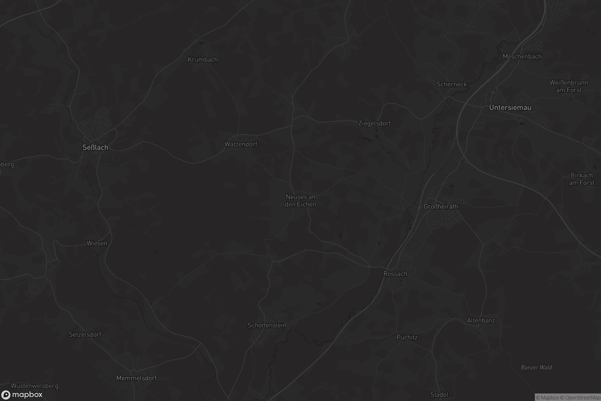 Karte von Neuses an den Eichen