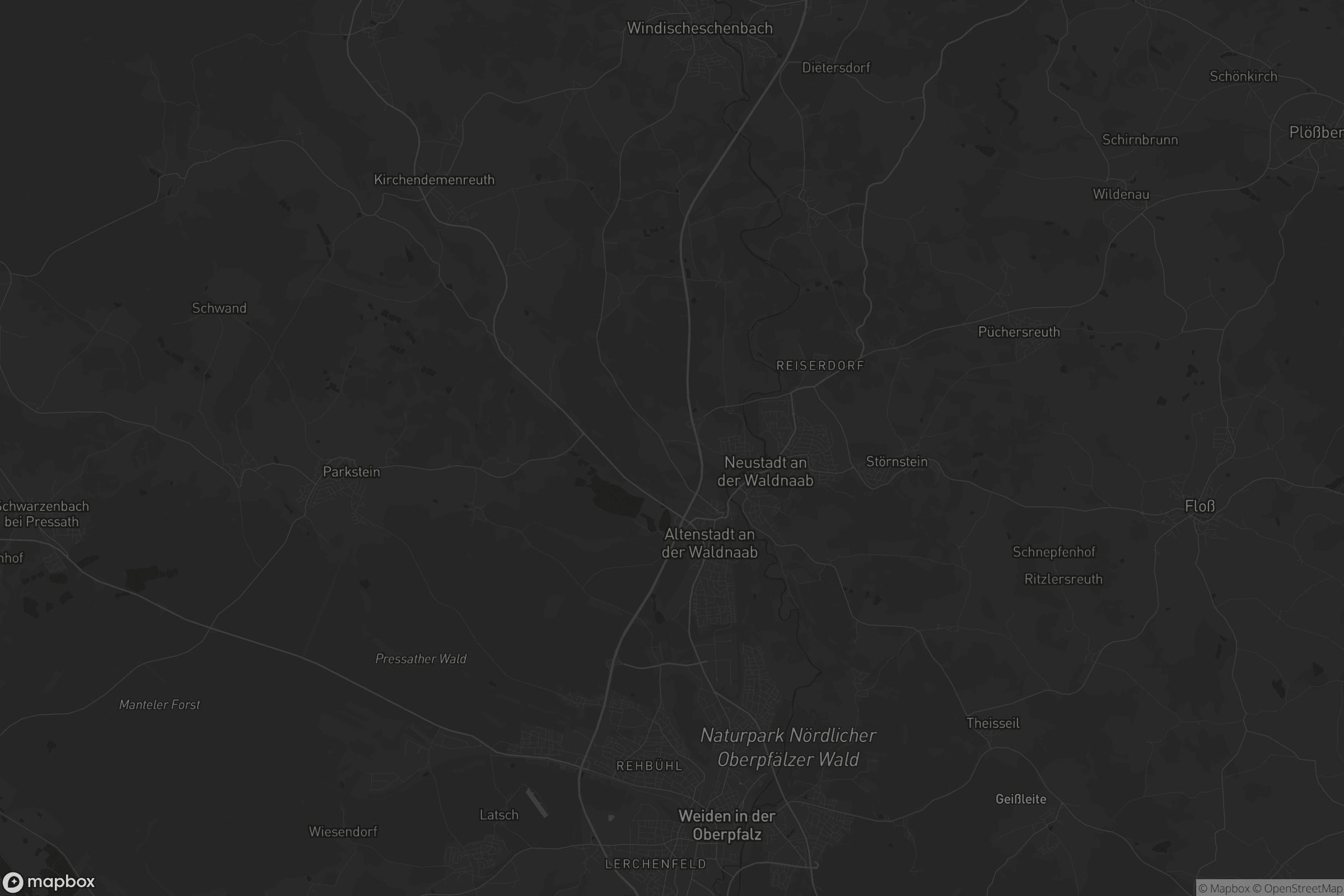 Karte von Neustadt an der Waldnaab (VGem)