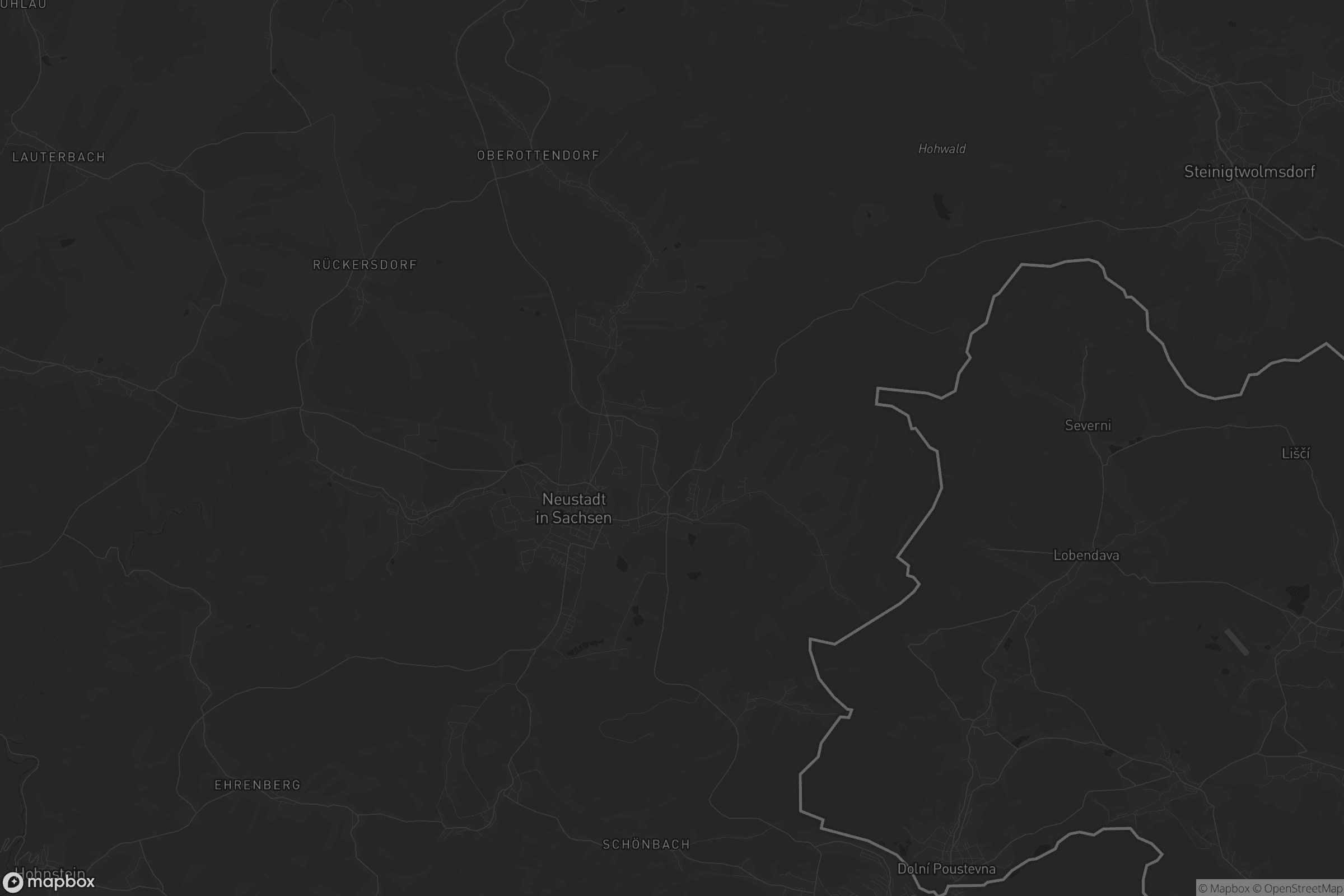 Karte von Neustadt in Sachsen