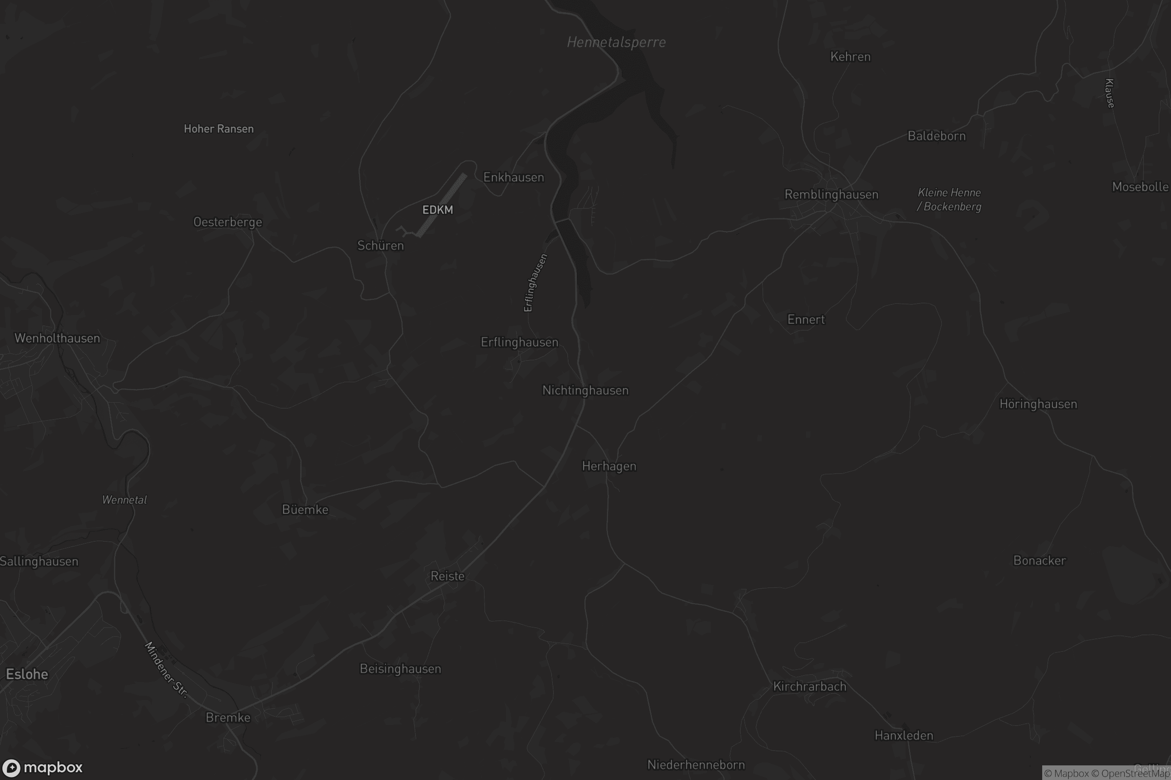 Karte von Nichtinghausen