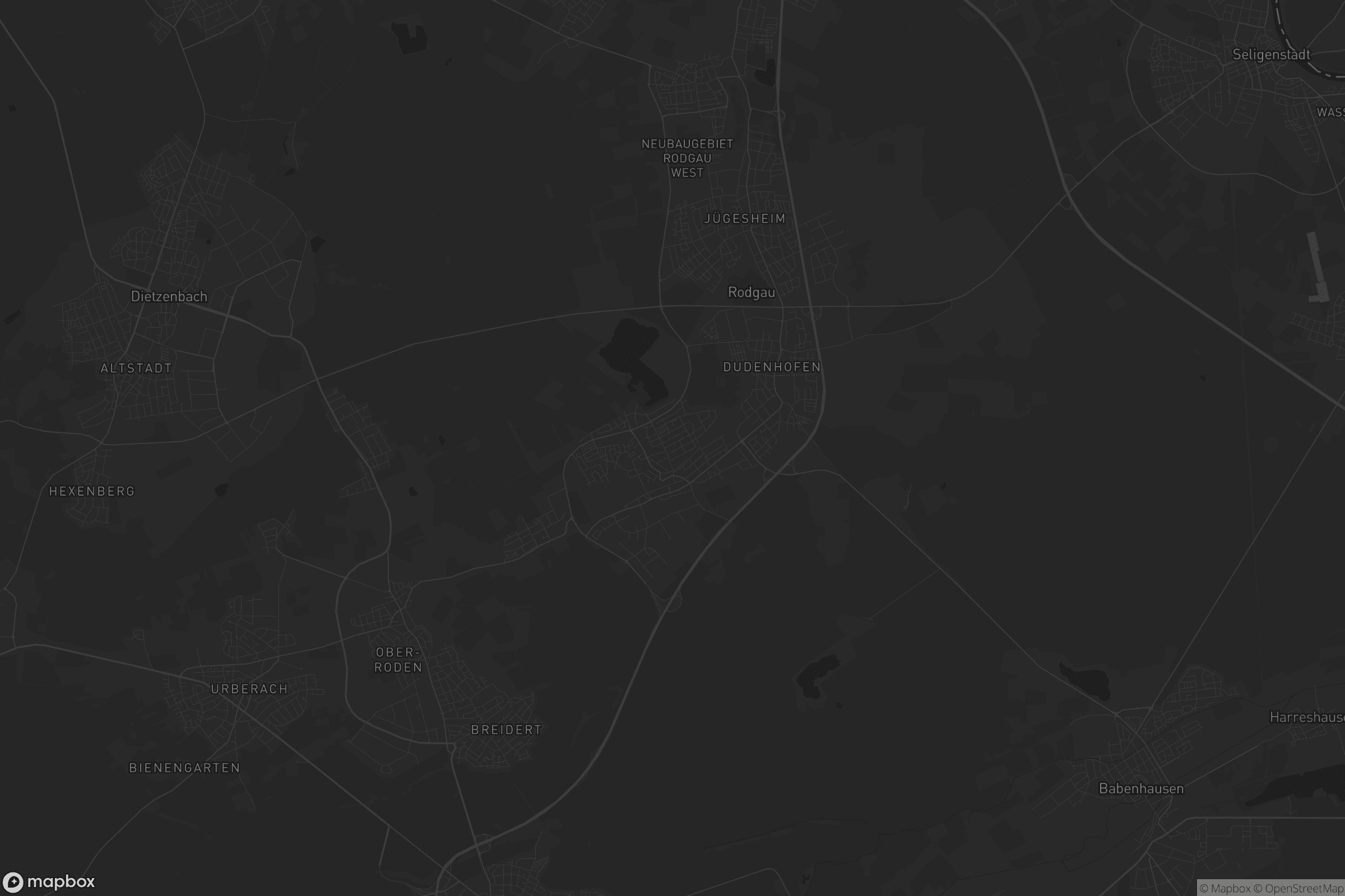 Karte von Nieder-Roden