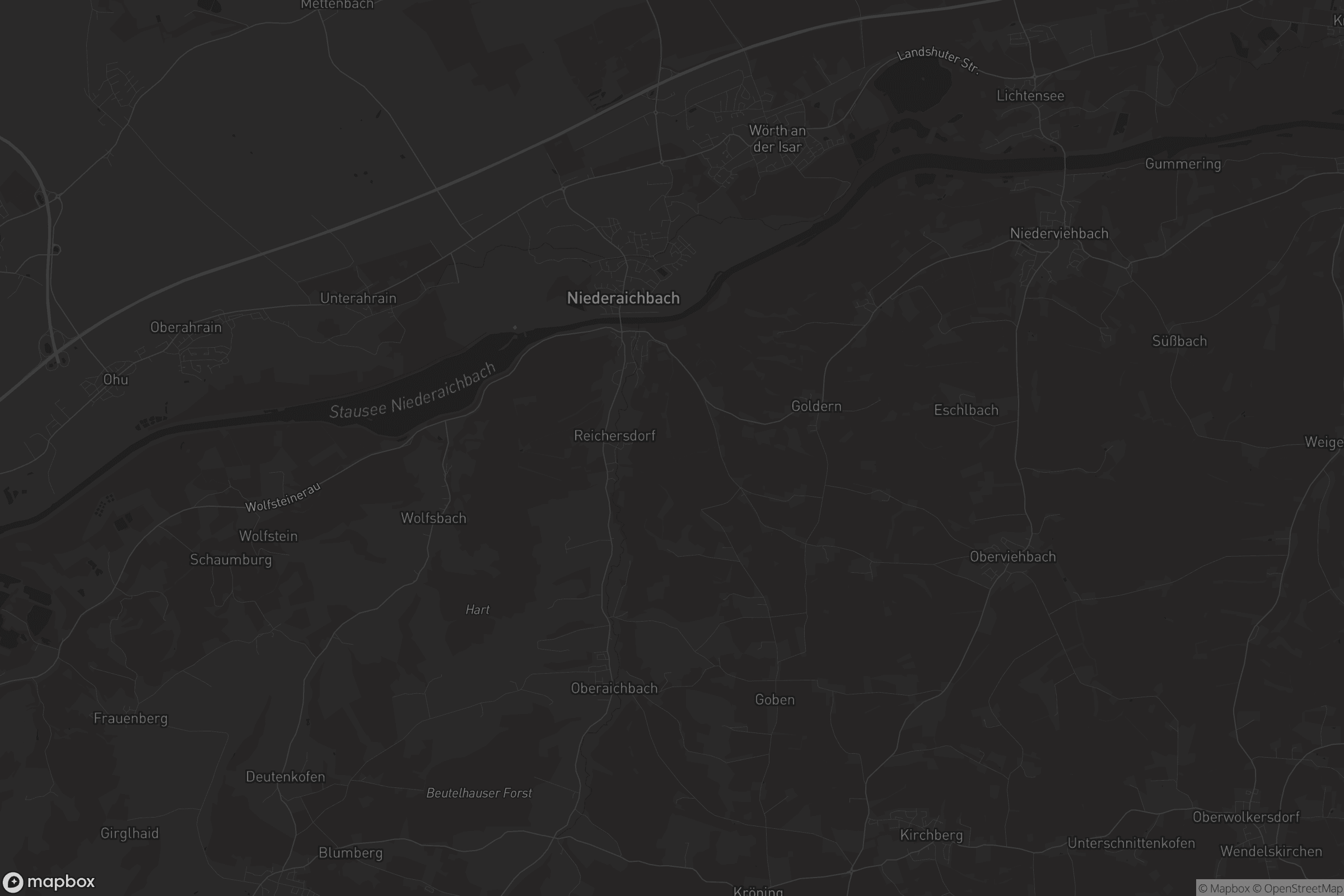 Karte von Niederaichbach