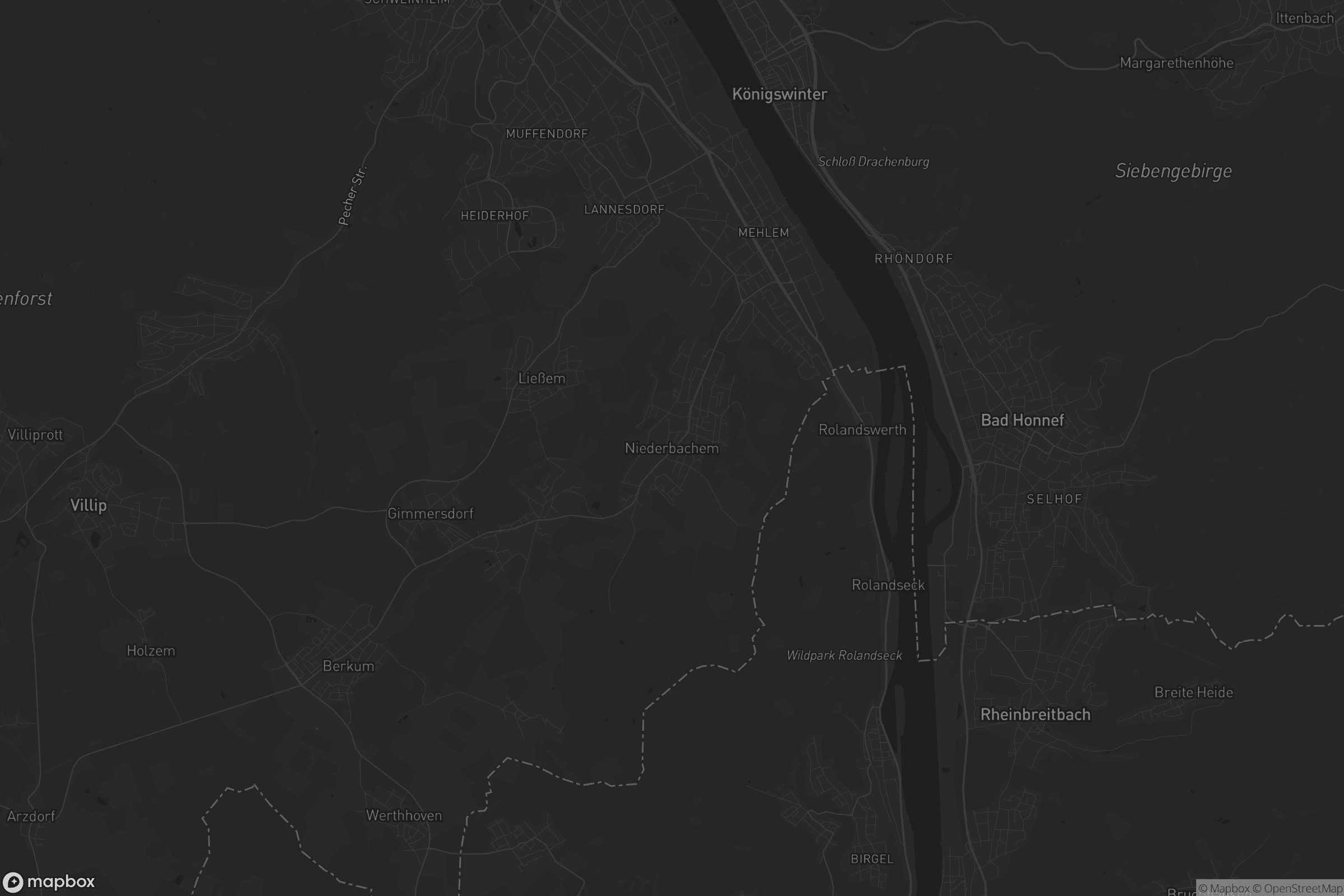 Karte von Niederbachem