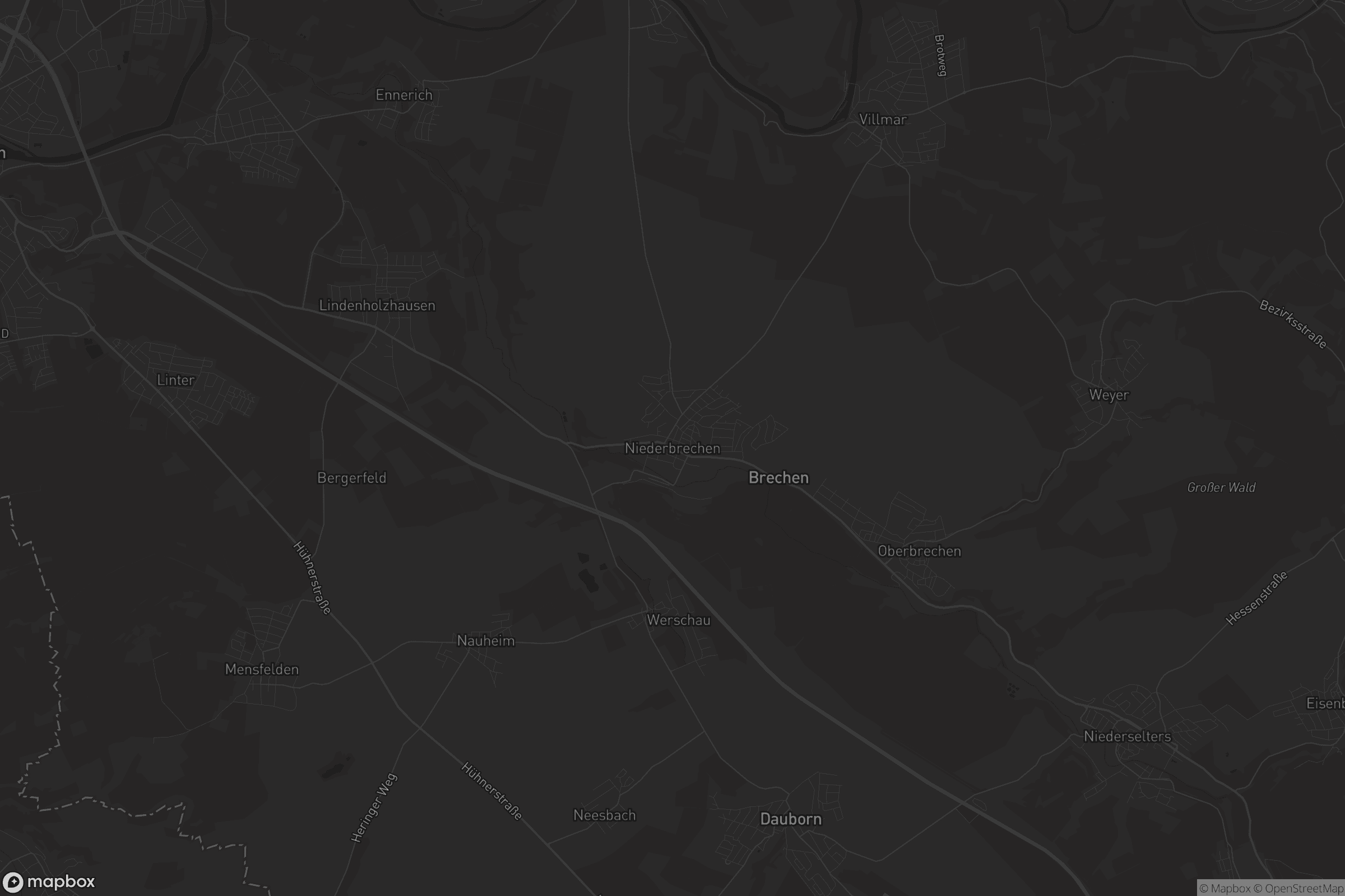 Karte von Niederbrechen