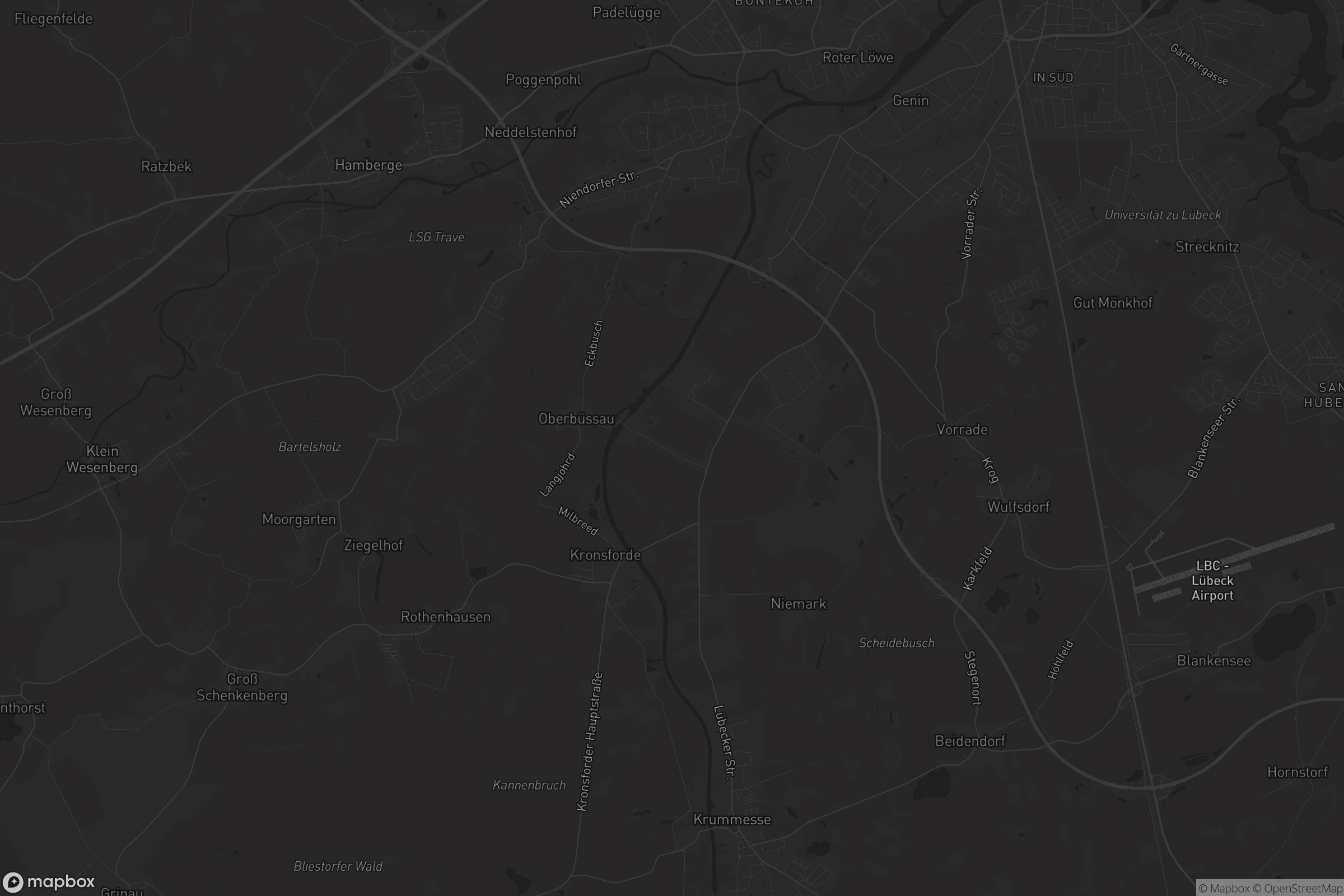 Karte von Niederbüssau