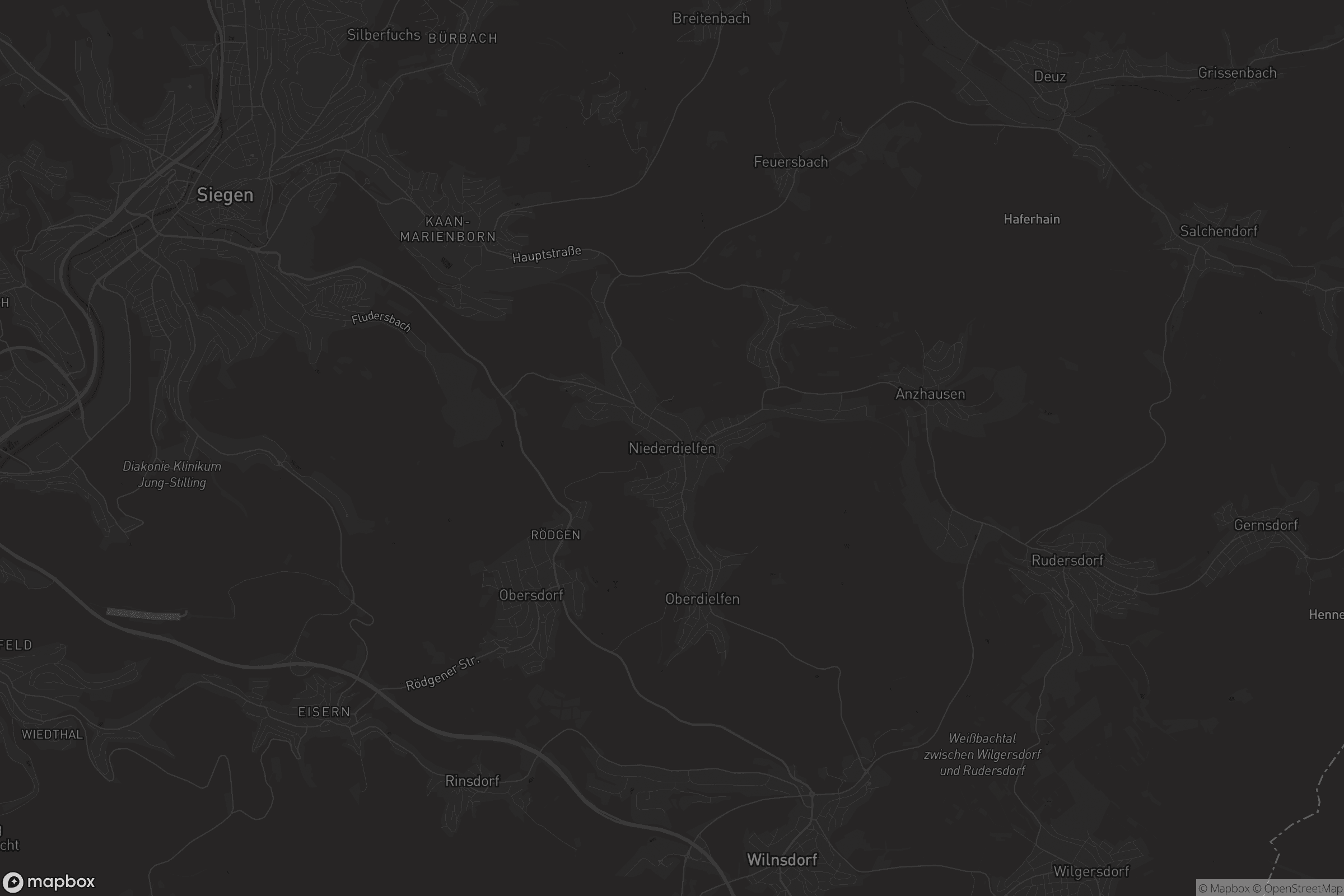 Karte von Niederdielfen