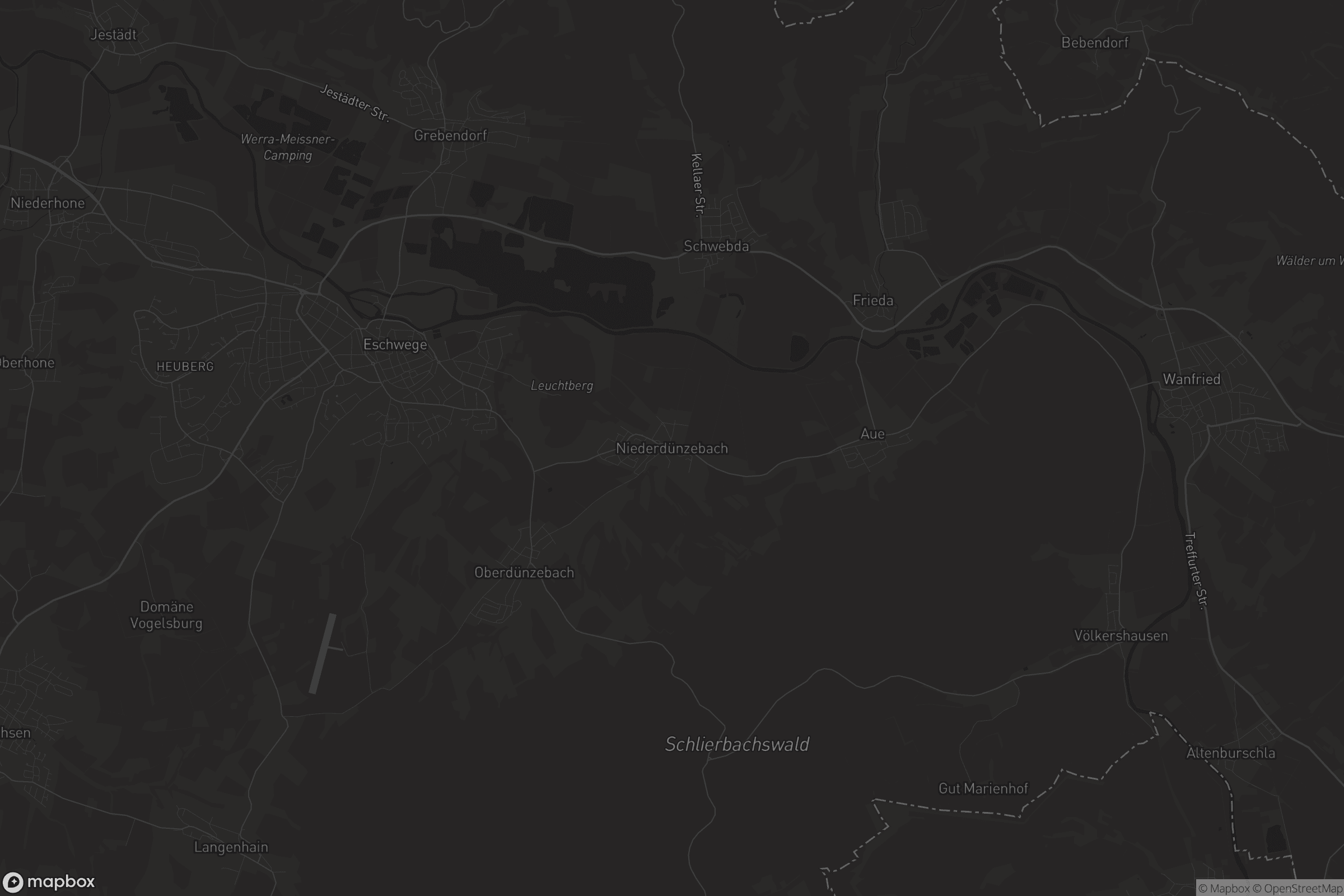 Karte von Niederdünzebach