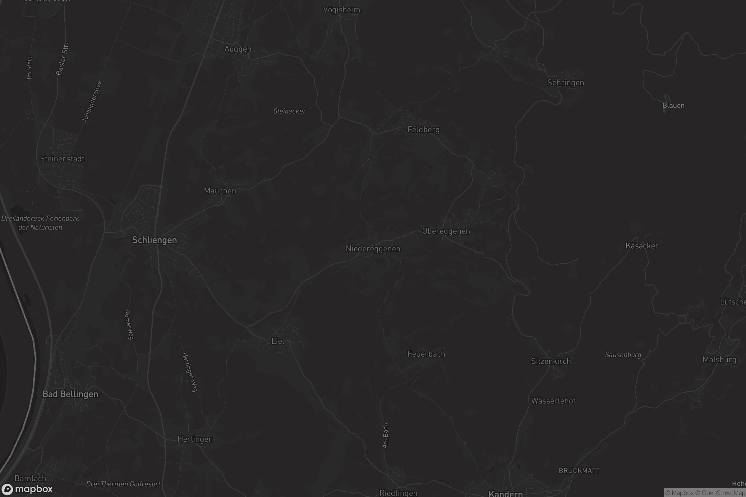 Karte von Niedereggenen