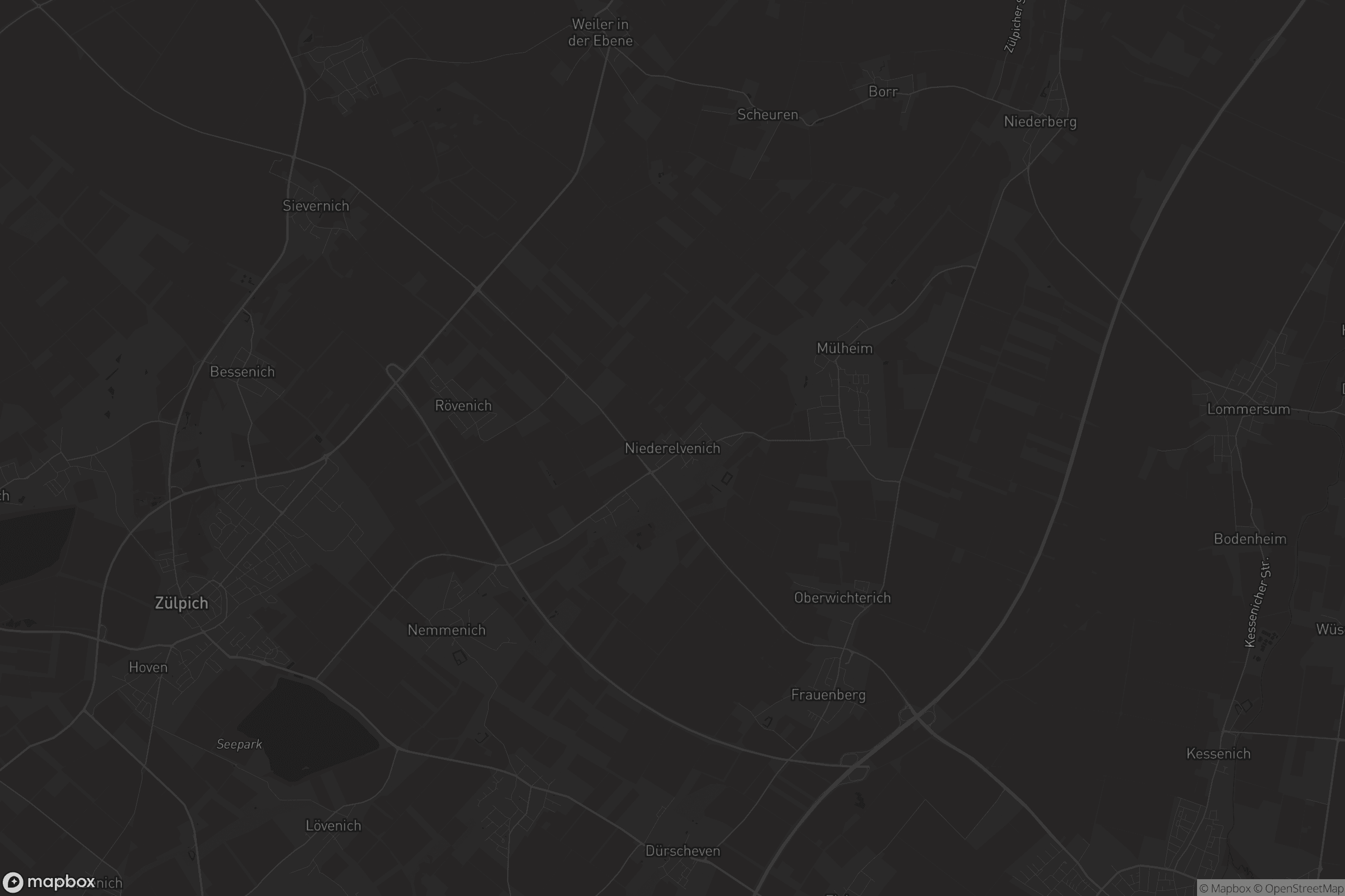 Karte von Niederelvenich
