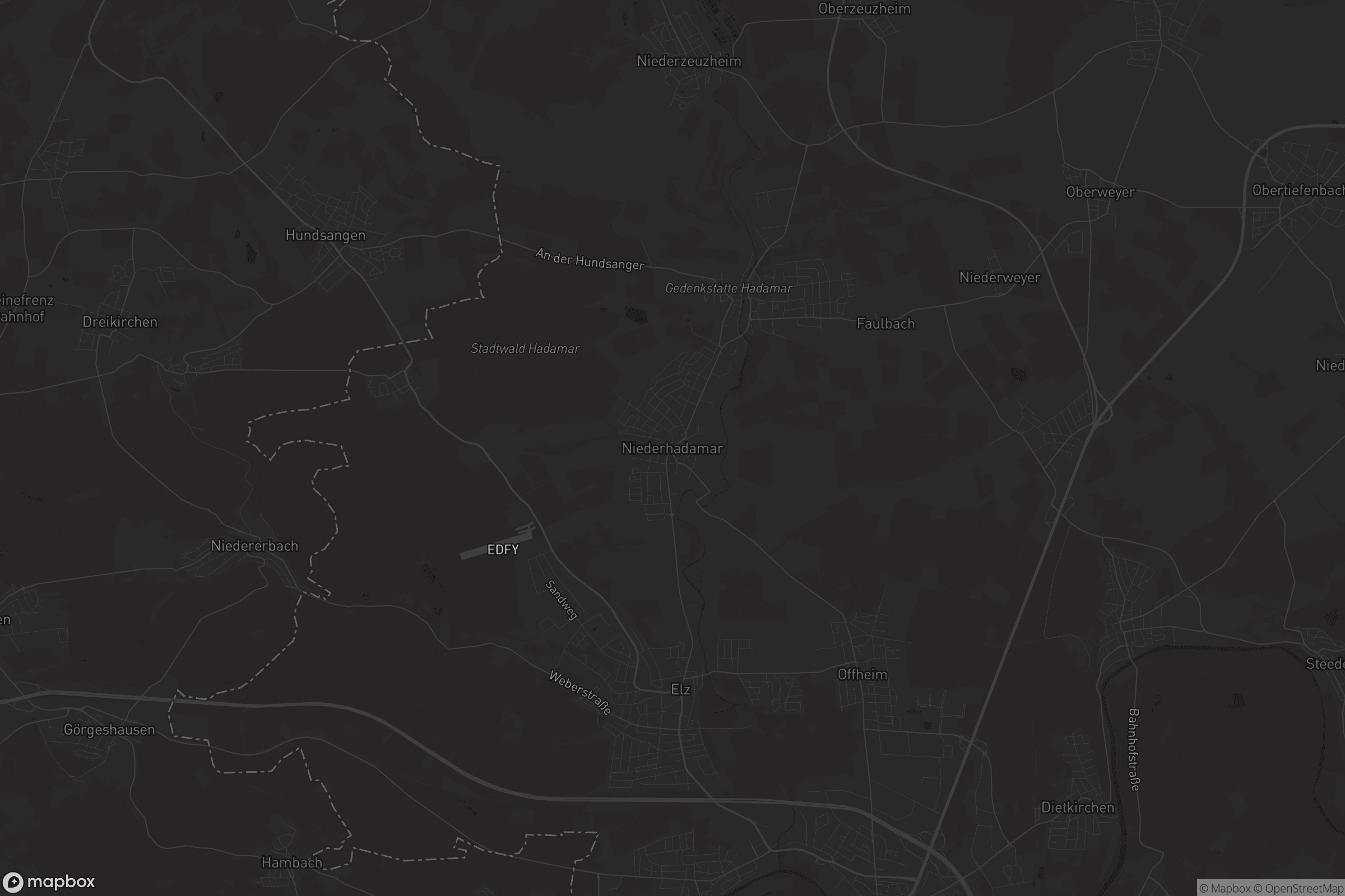 Karte von Niederhadamar