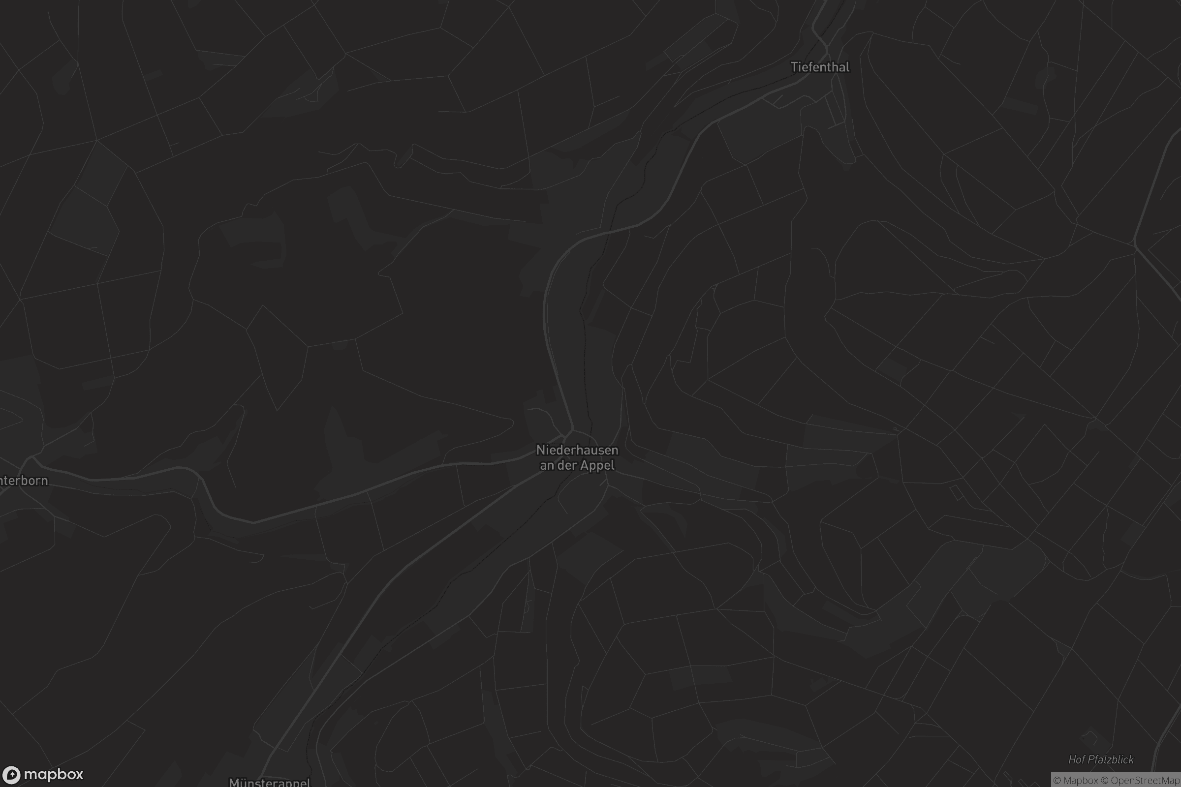 Karte von Niederhausen an der Appel