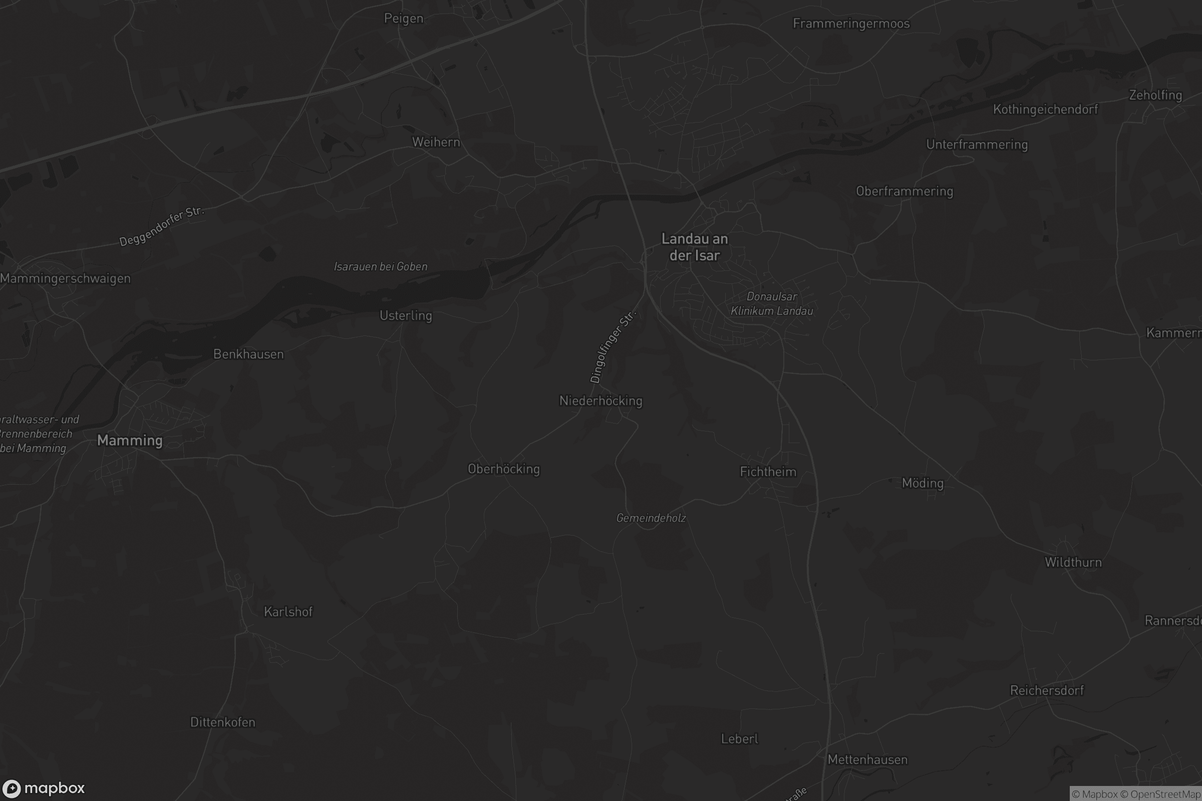 Karte von Niederhöcking