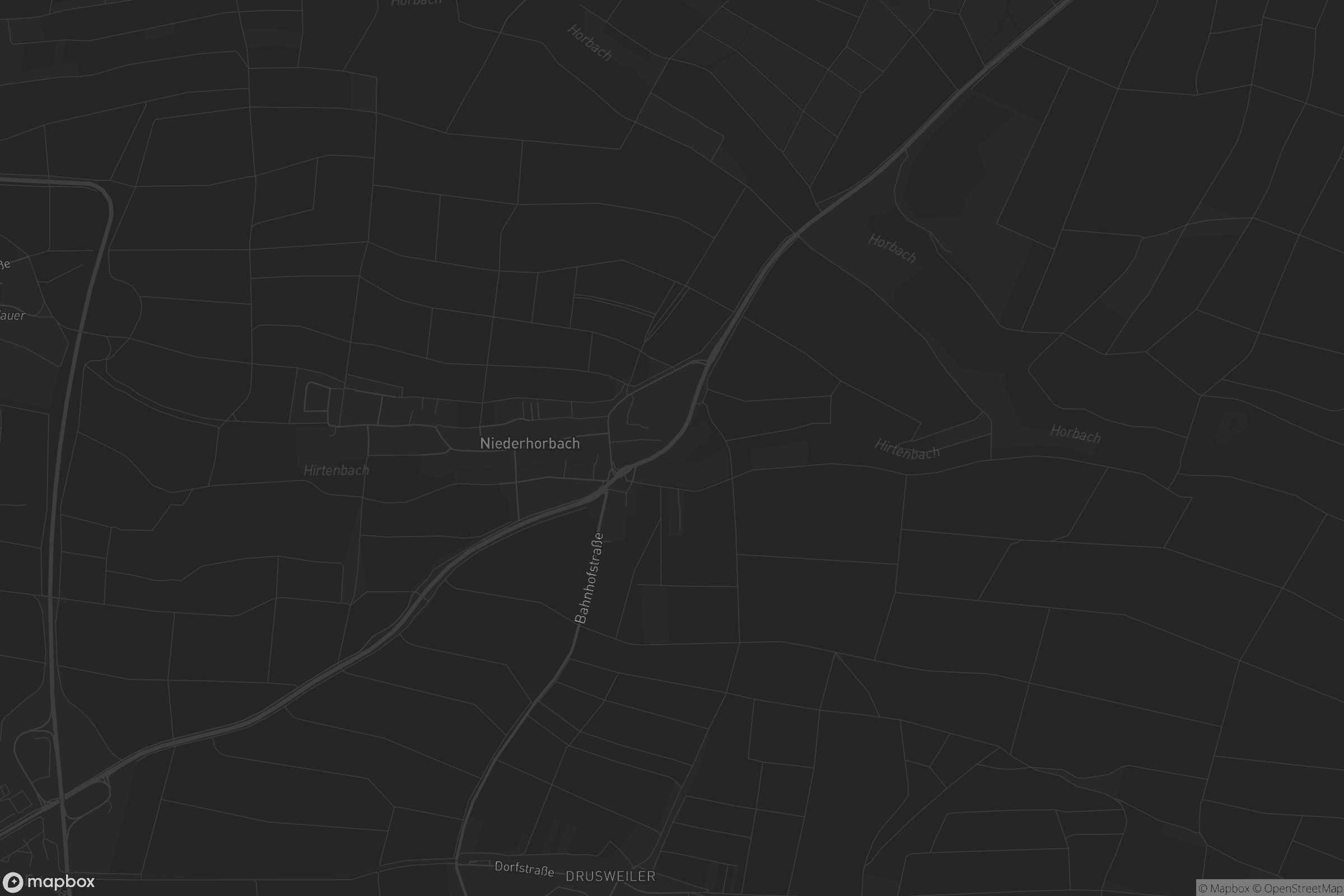 Karte von Niederhorbach