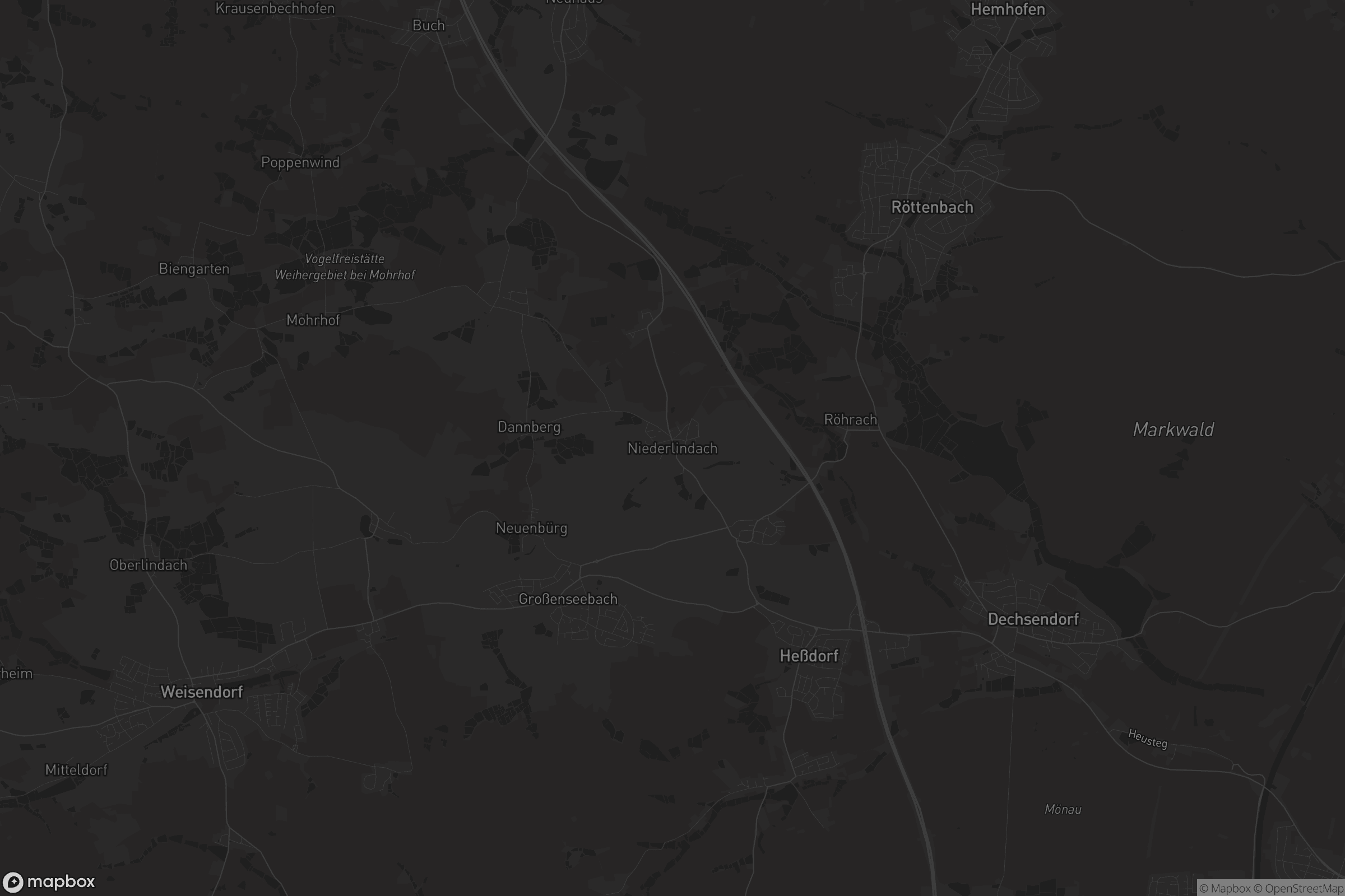 Karte von Niederlindach