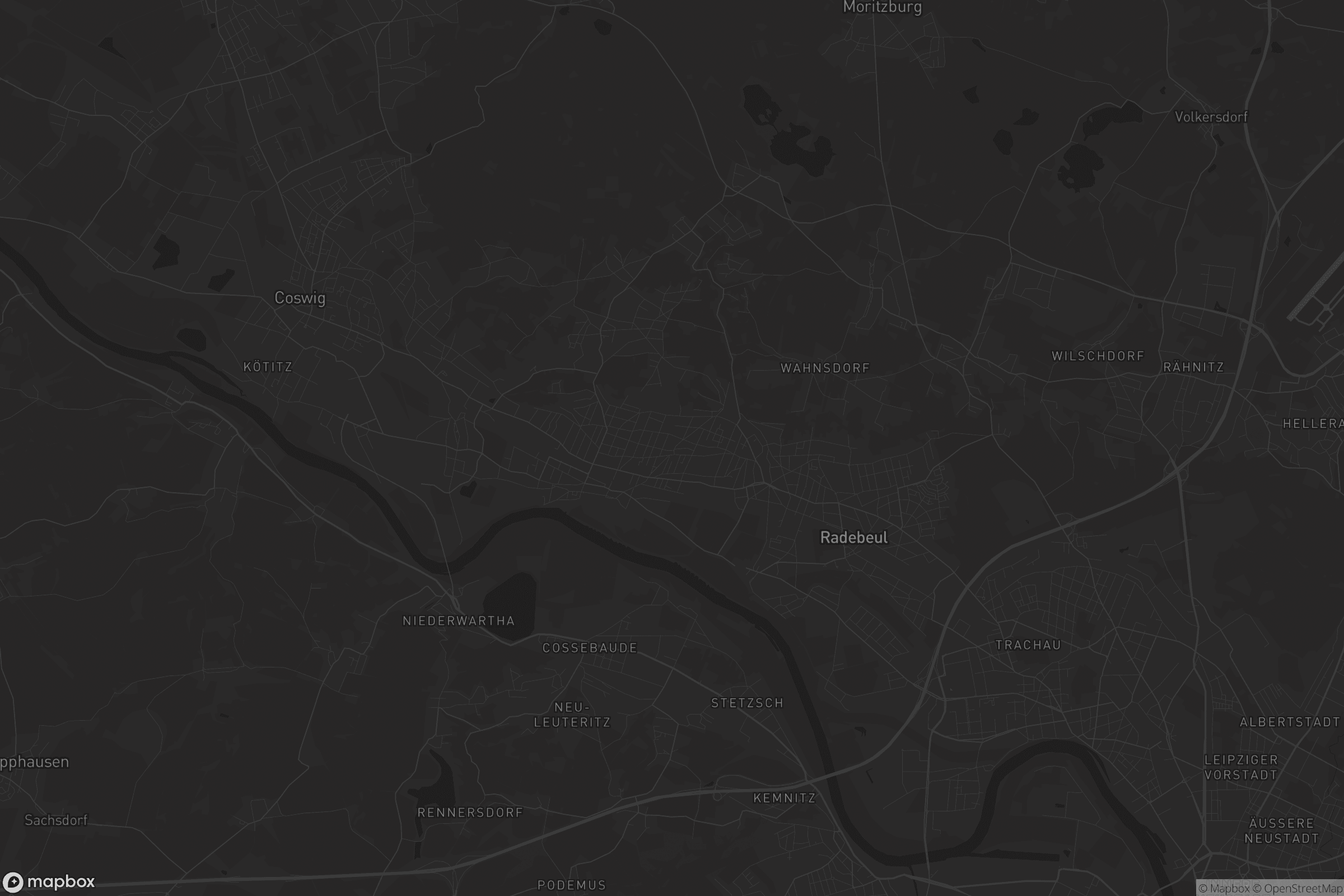 Karte von Niederlößnitz