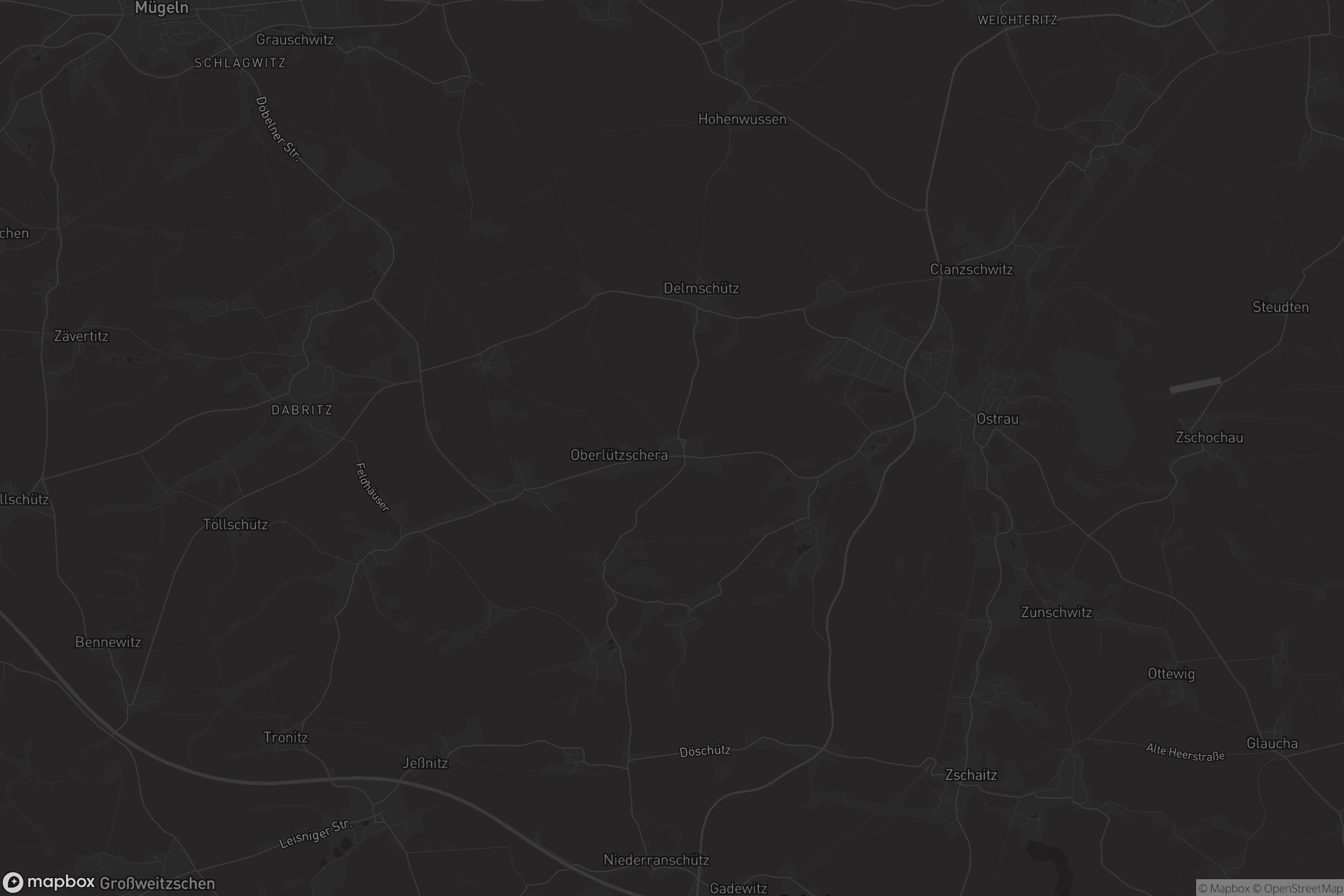 Karte von Niederlützschera