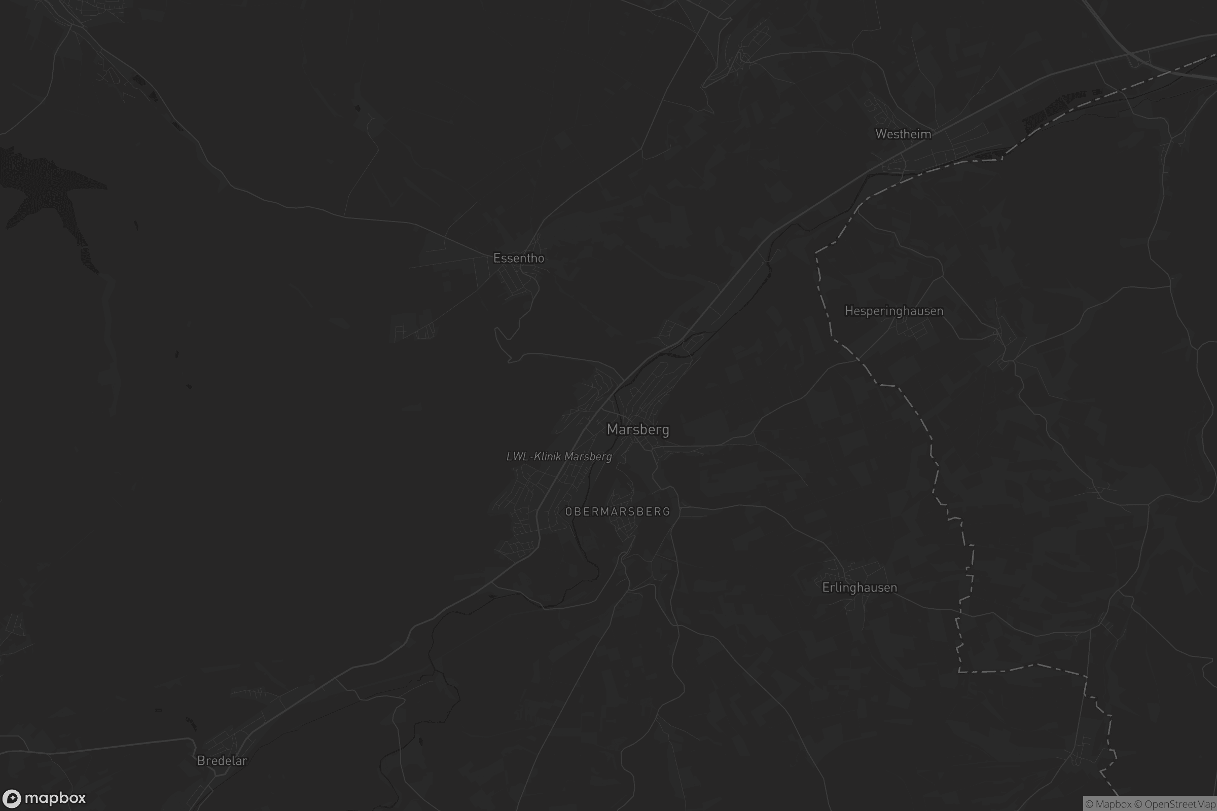 Karte von Niedermarsberg