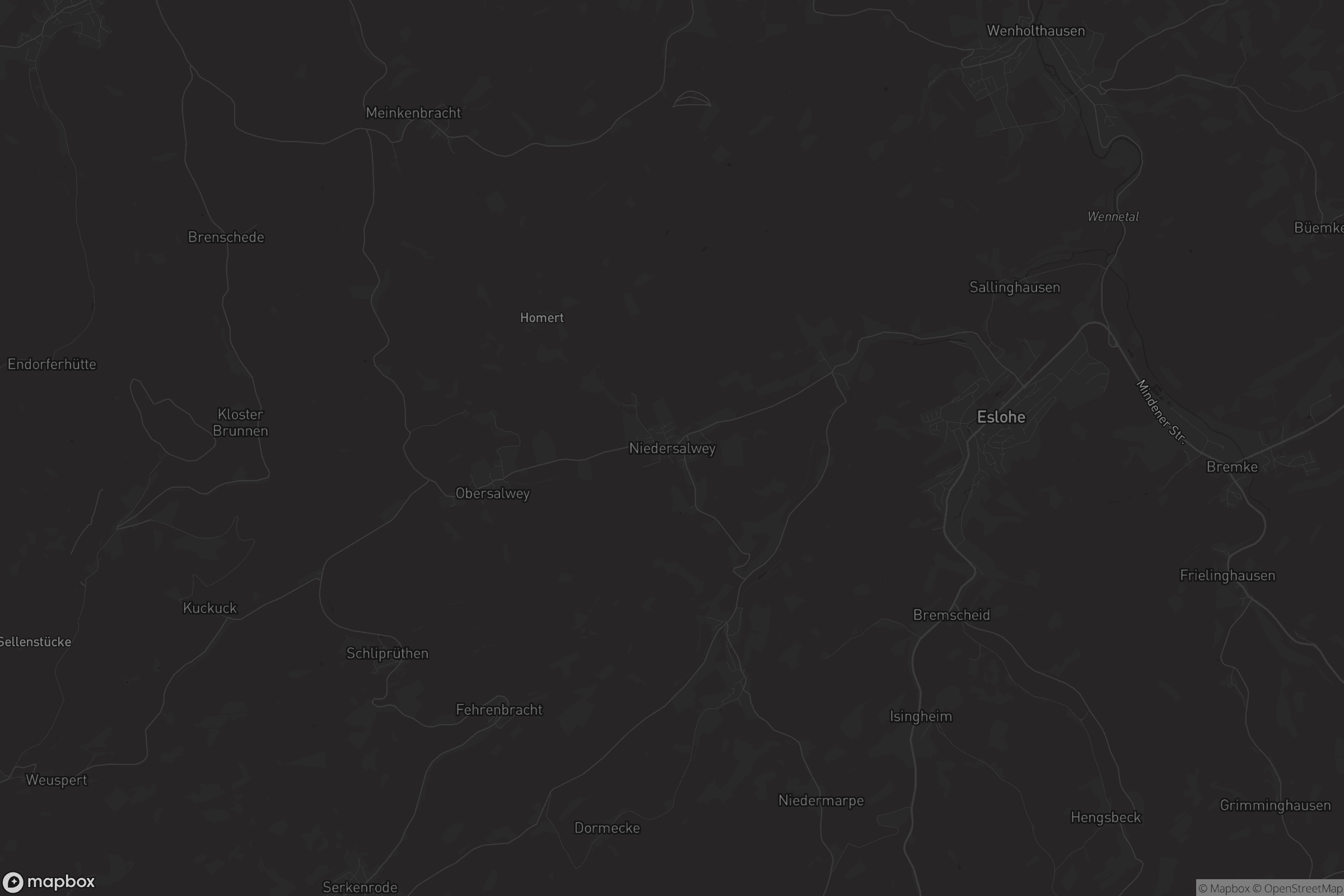 Karte von Niedersalwey