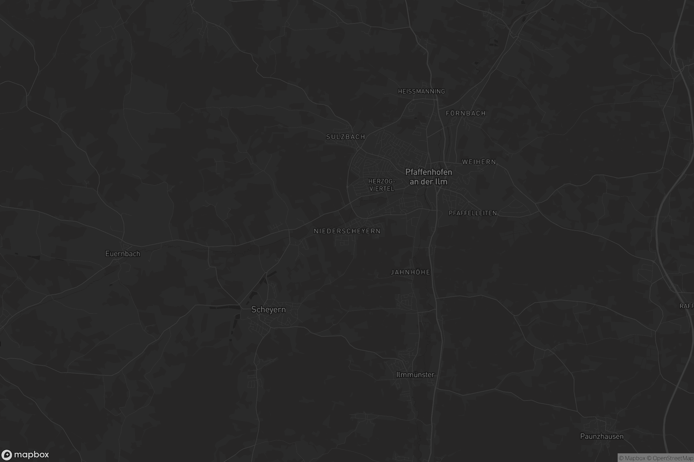 Karte von Niederscheyern