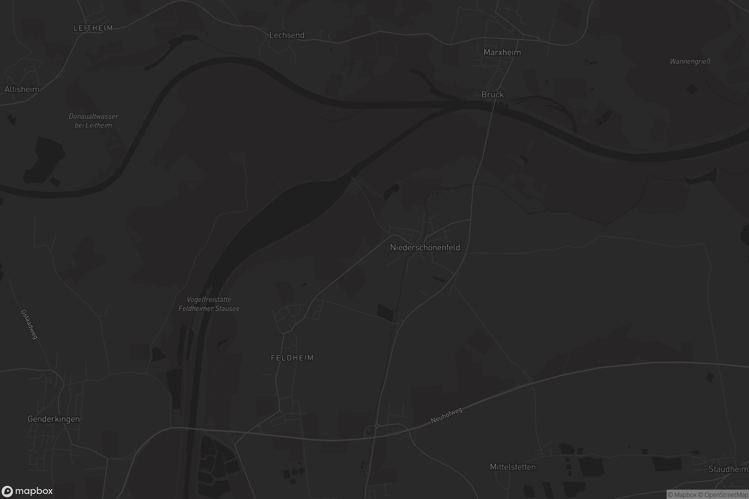 Karte von Niederschönenfeld