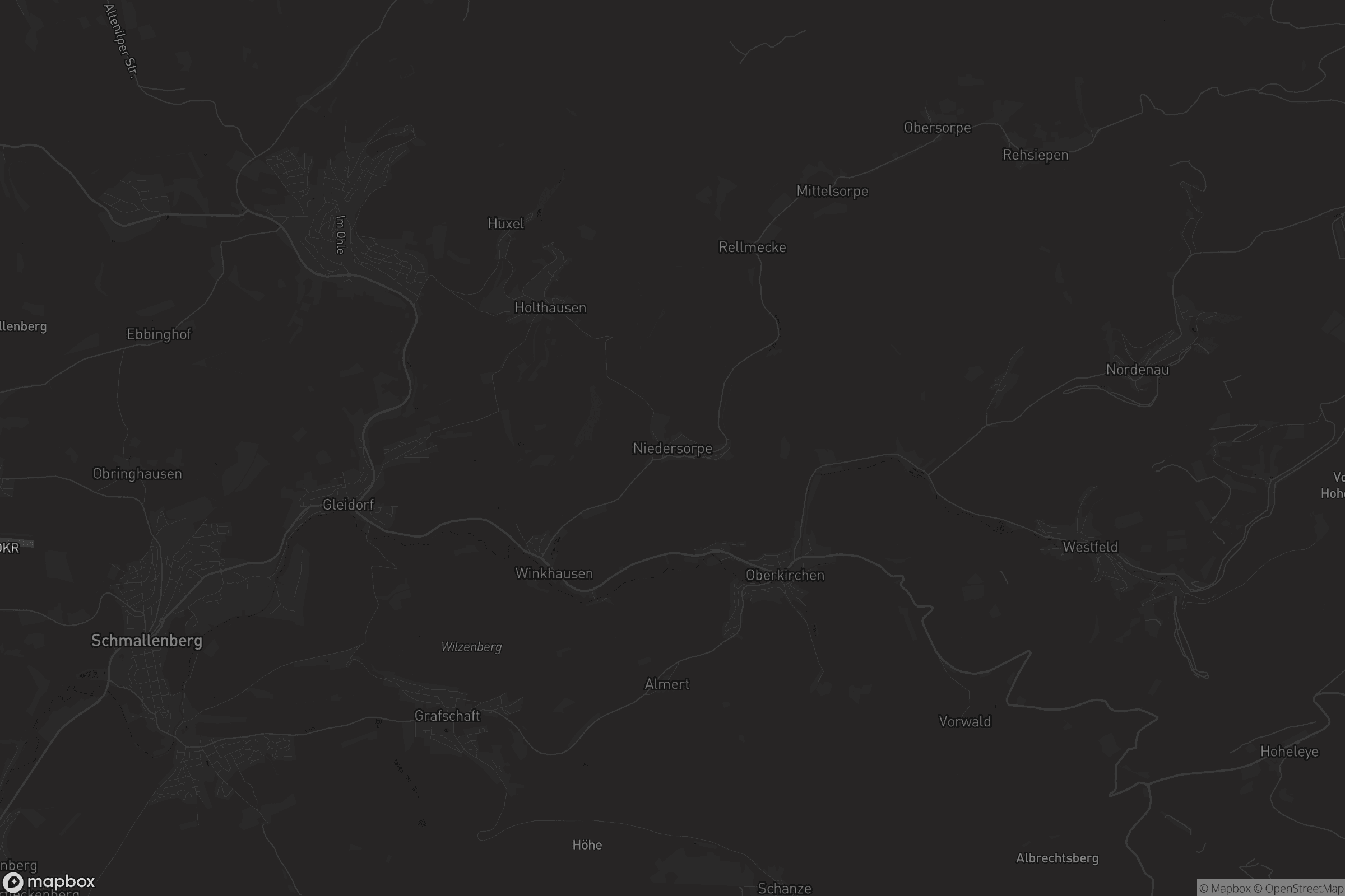 Karte von Niedersorpe