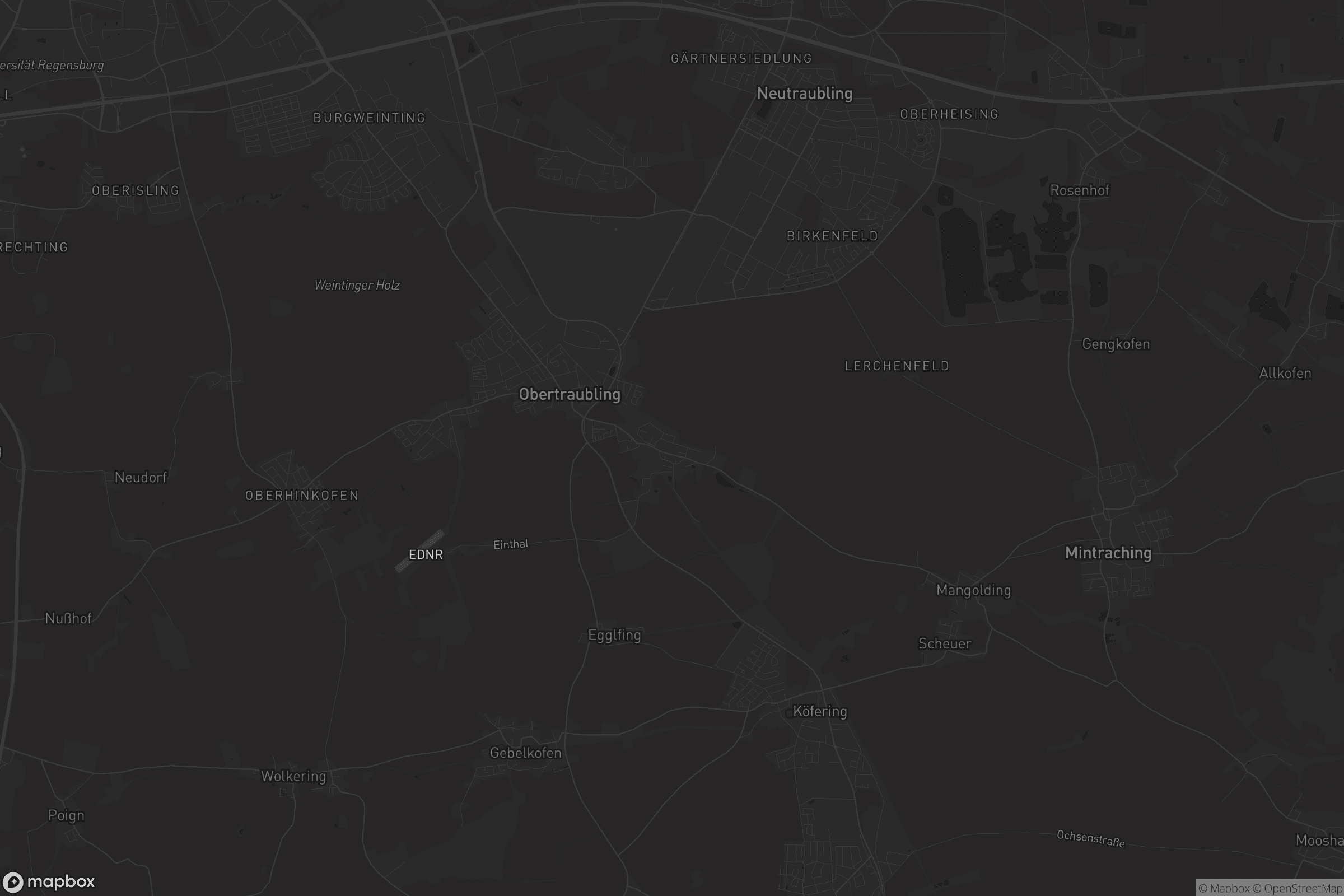 Karte von Niedertraubling