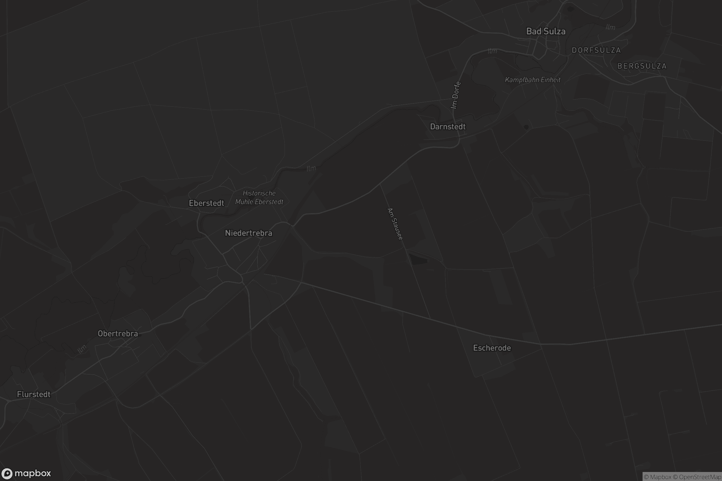 Karte von Niedertrebra