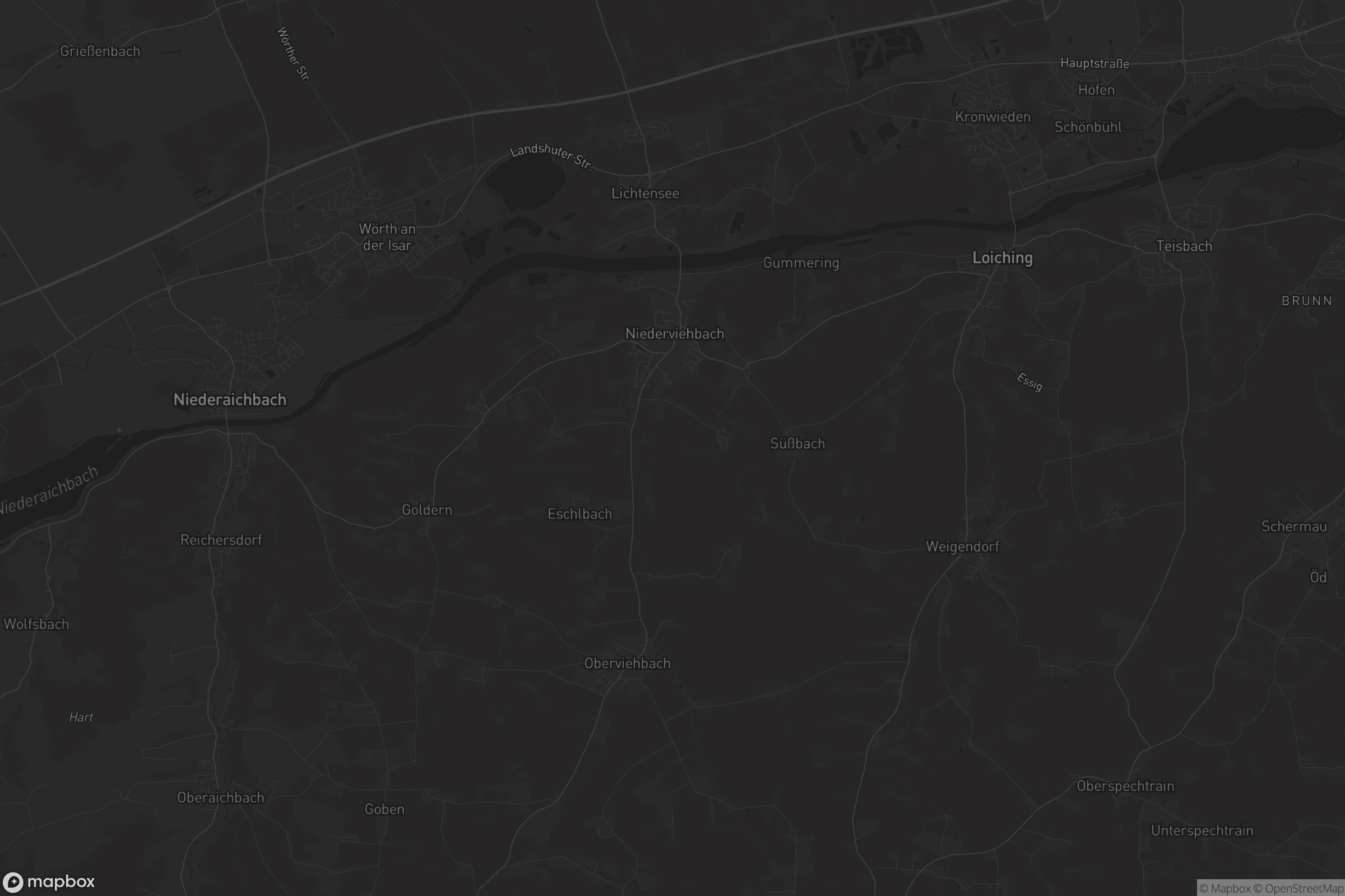 Karte von Niederviehbach