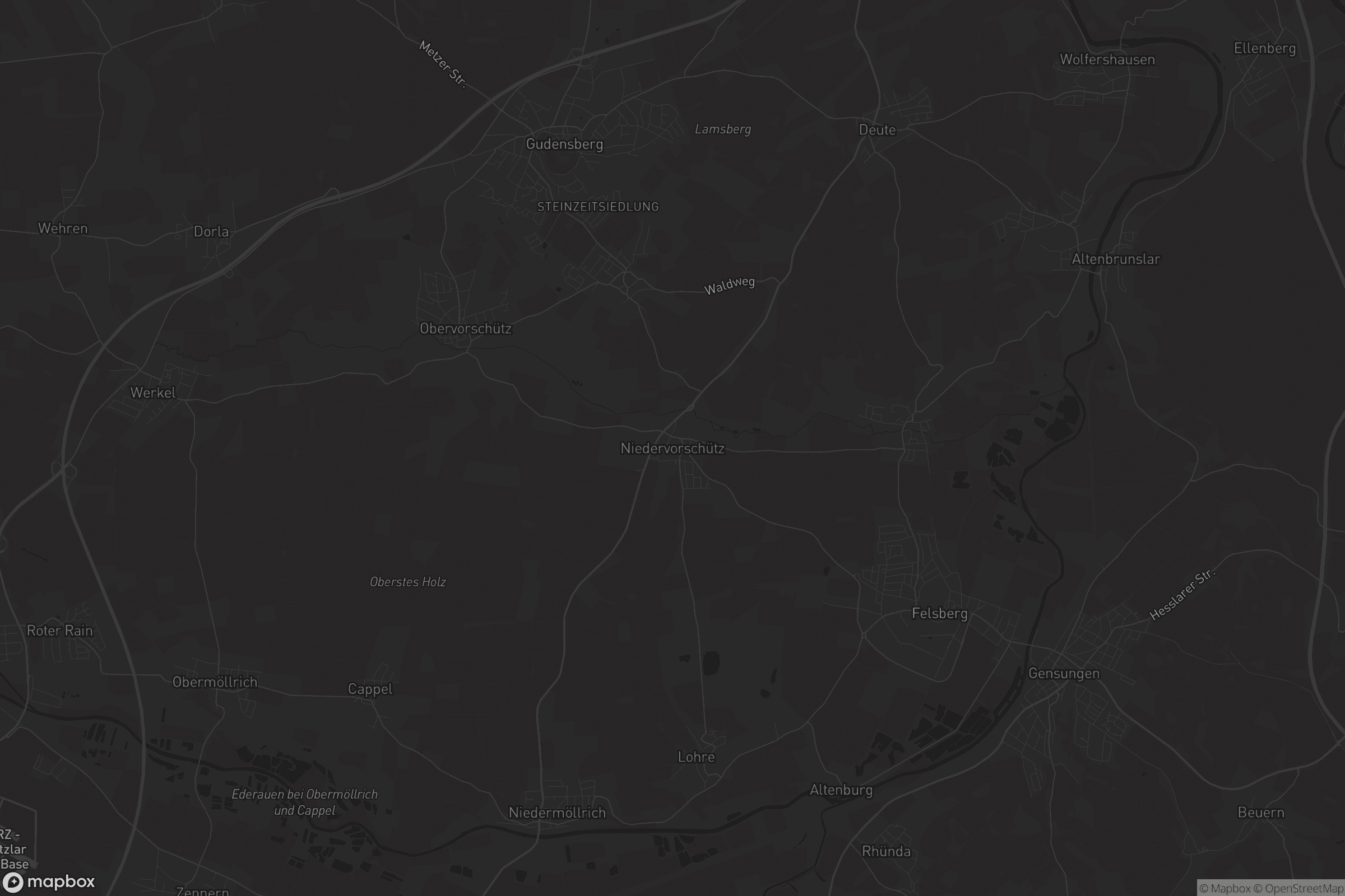 Karte von Niedervorschütz