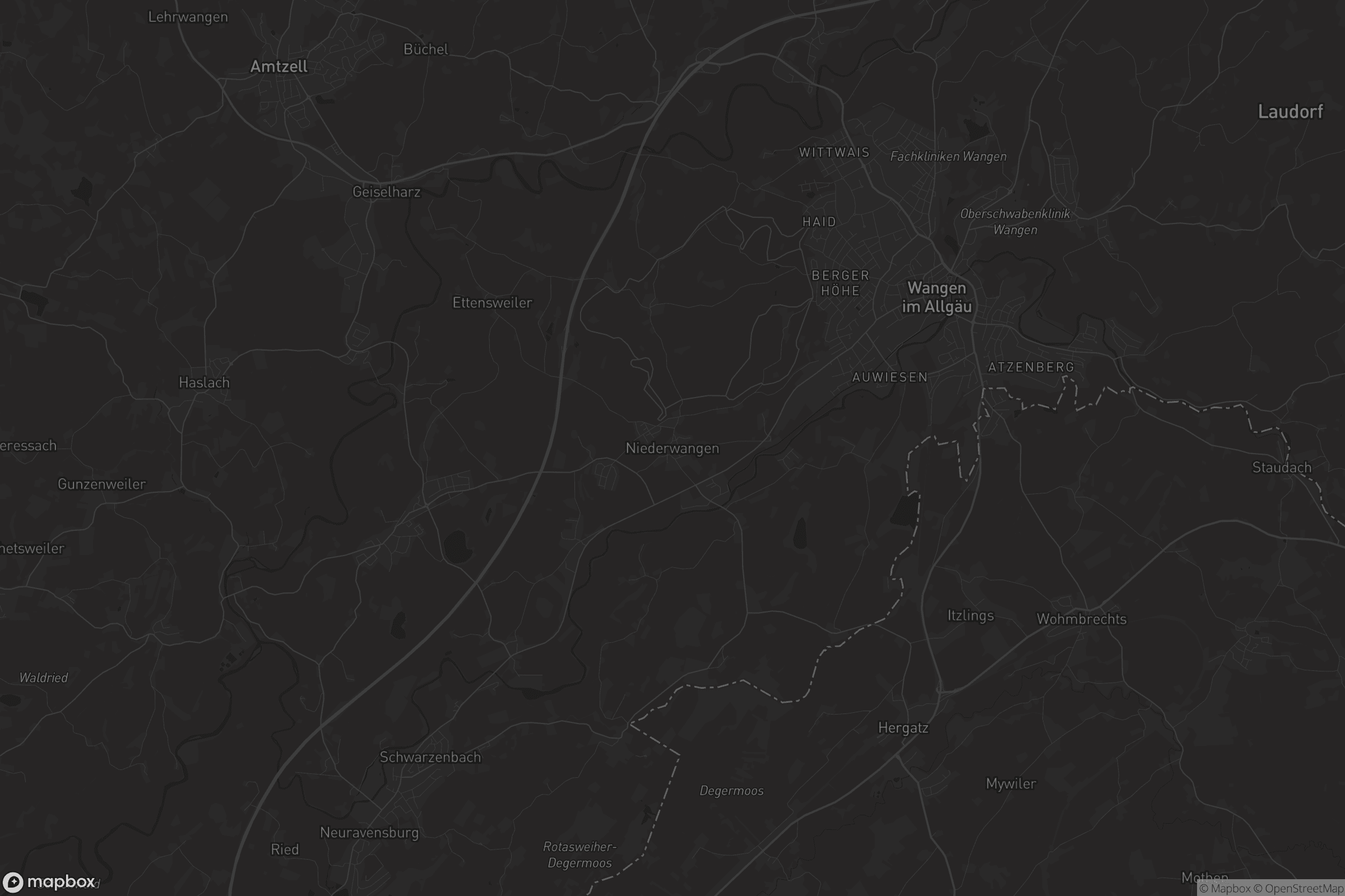 Karte von Niederwangen