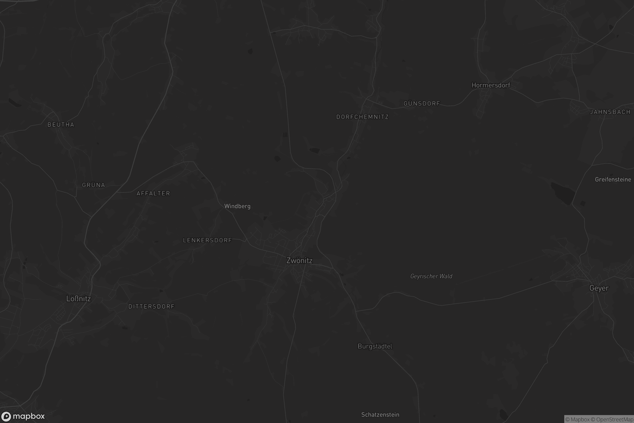 Karte von Niederzwönitz