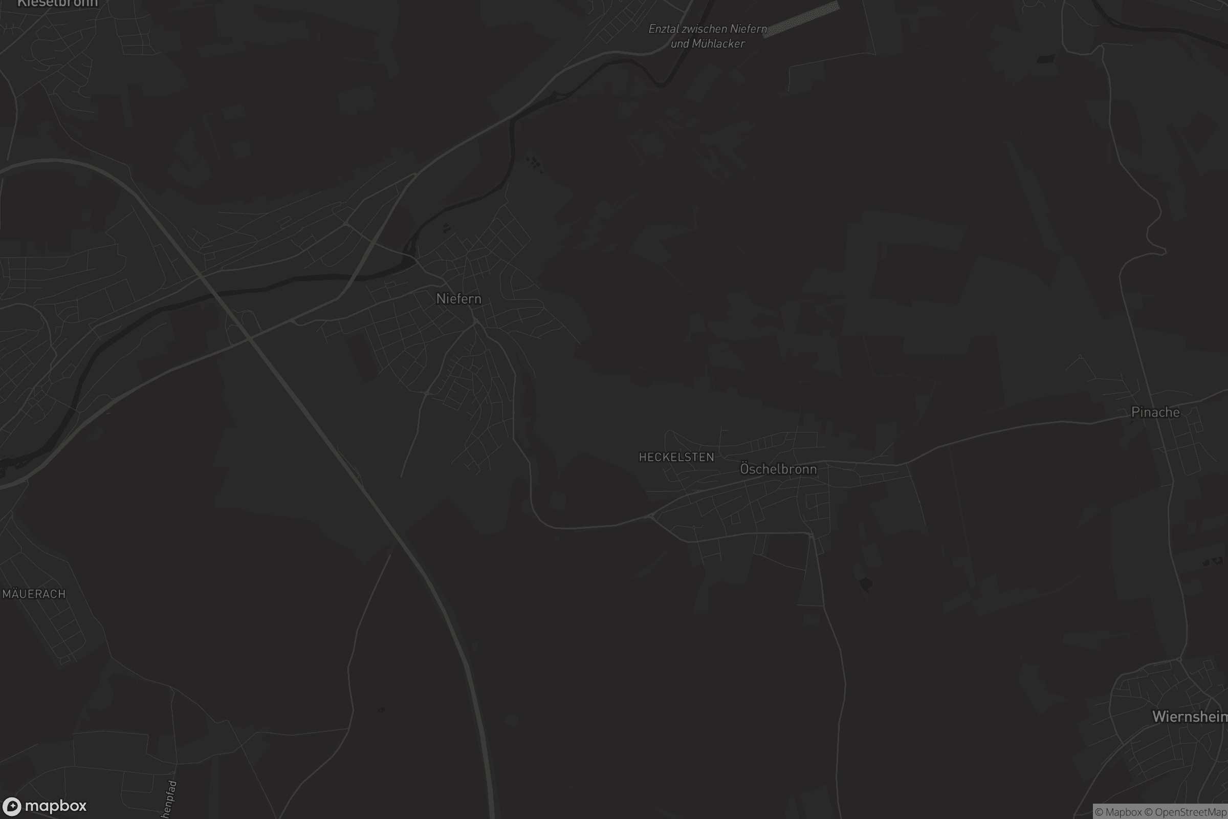 Karte von Niefern-Öschelbronn