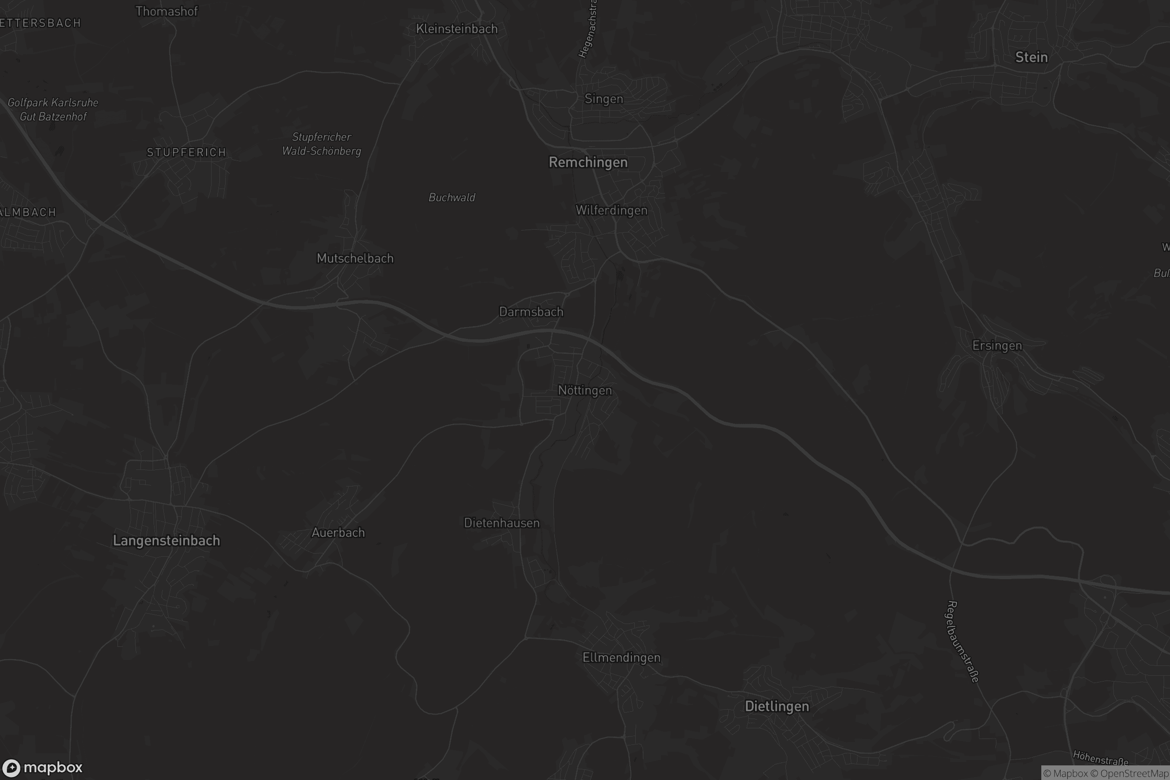 Karte von Nöttingen