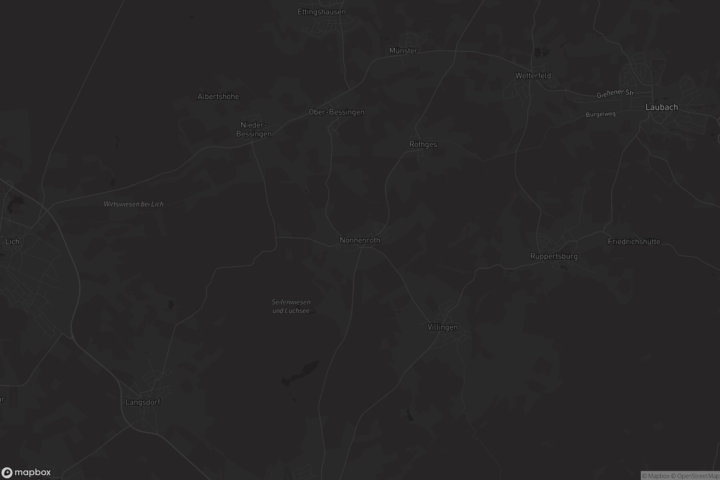 Karte von Nonnenroth