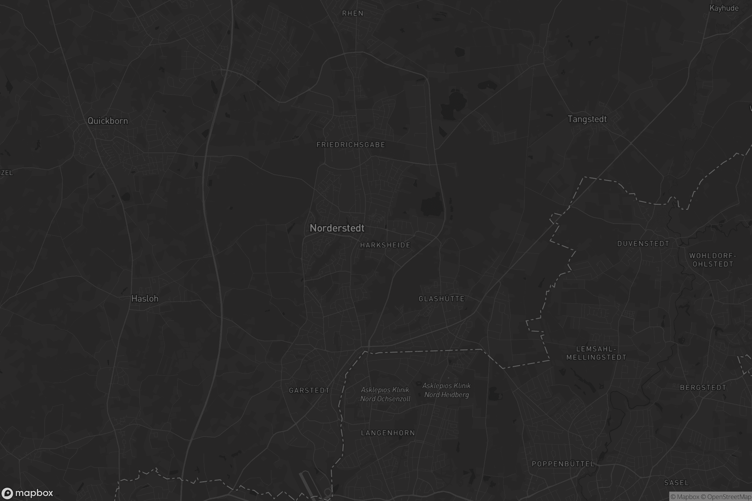 Karte von Norderstedt