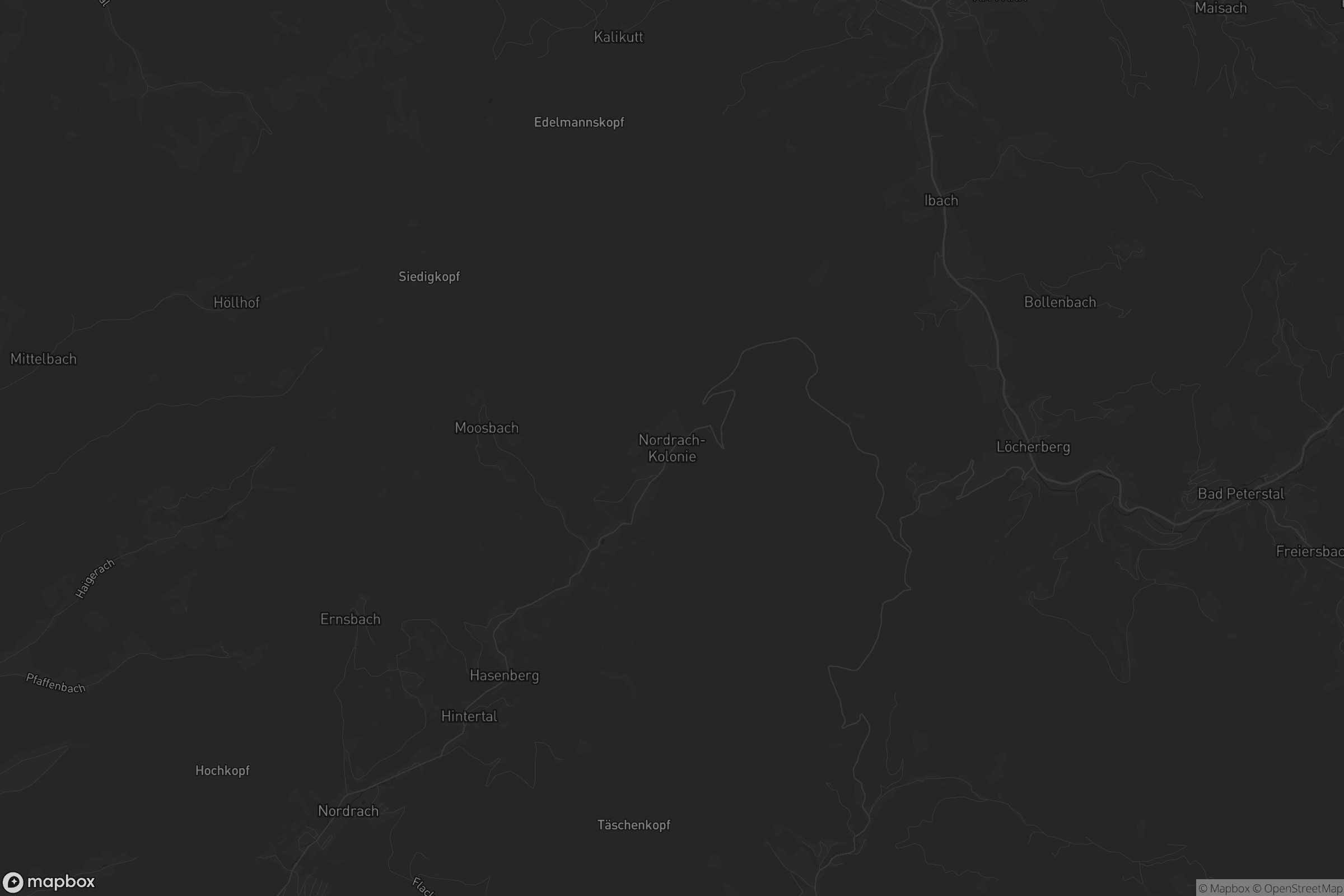 Karte von Nordrach-Kolonie