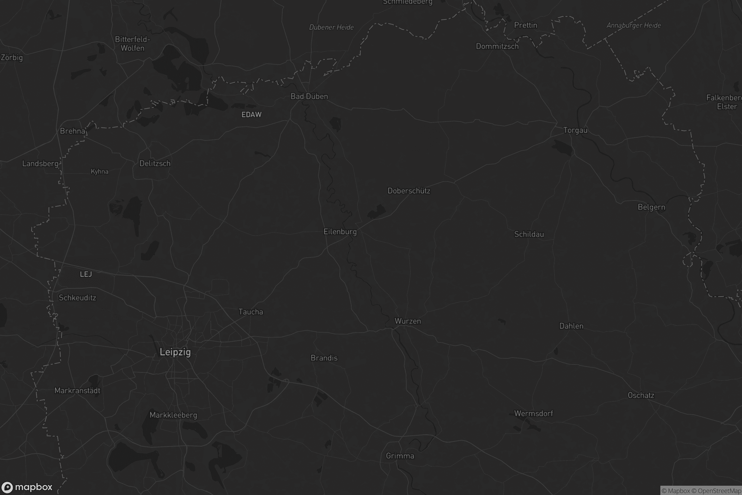 Karte von Nordsachsen