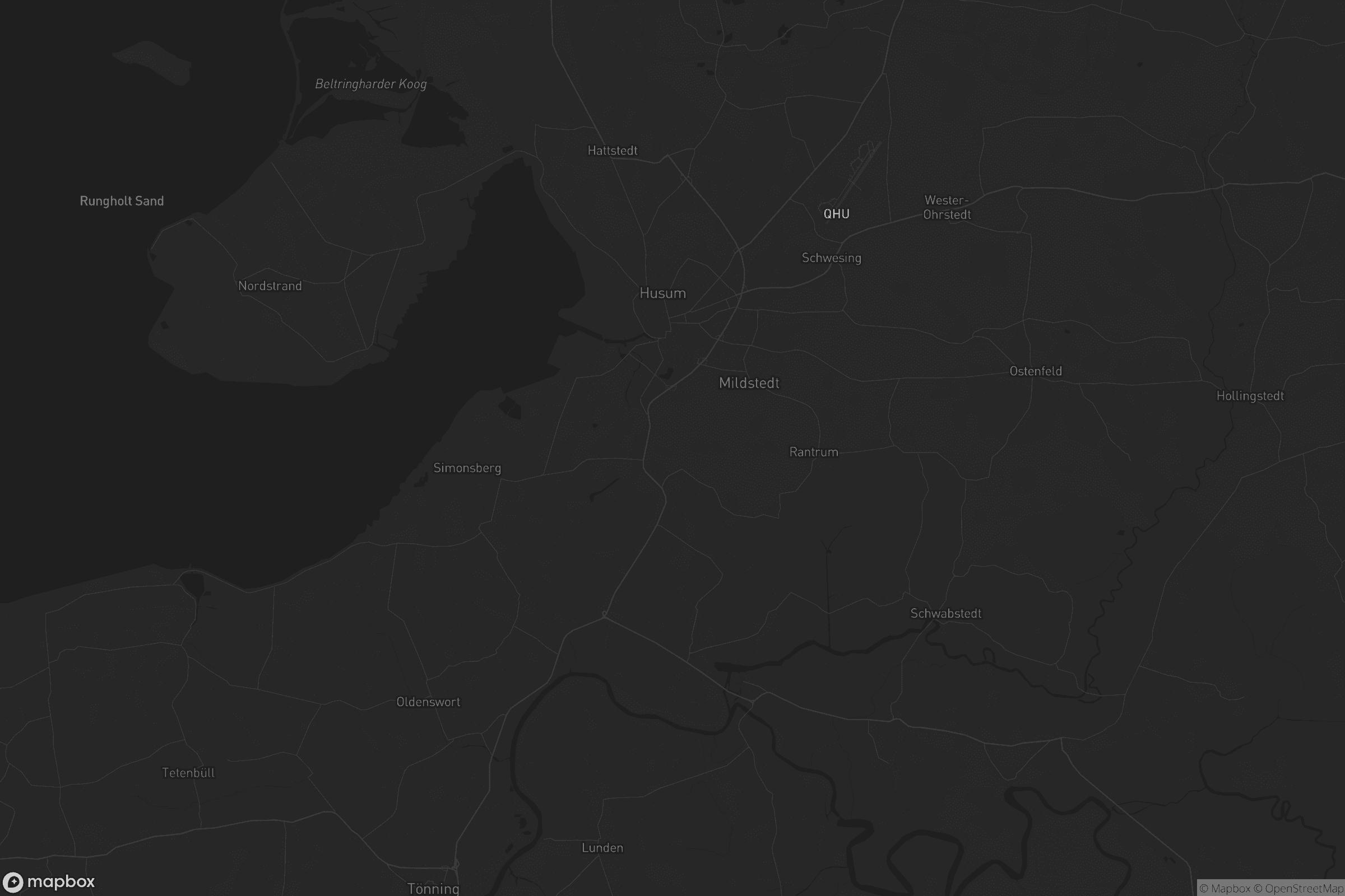 Karte von Nordsee-Treene