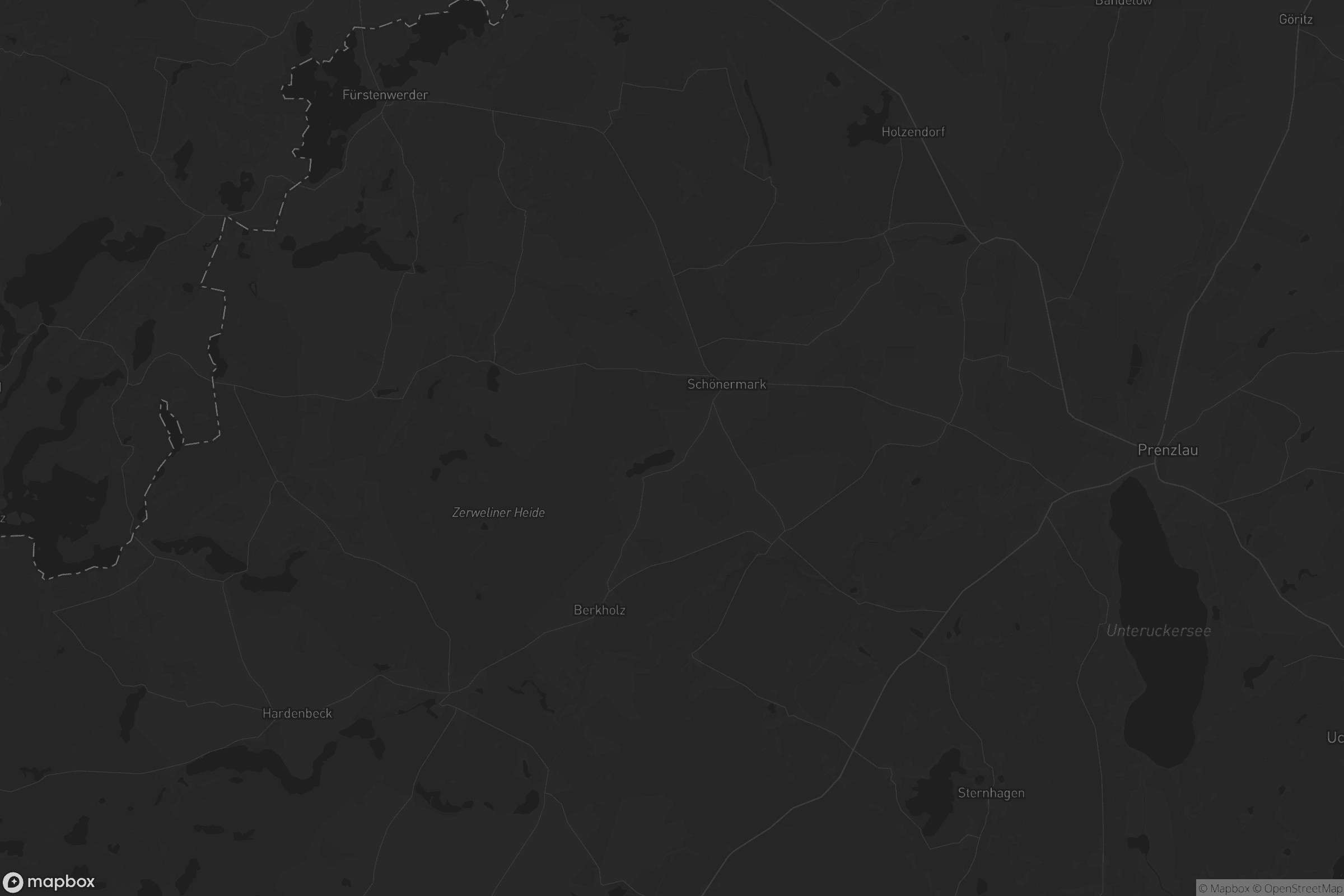 Karte von Nordwestuckermark