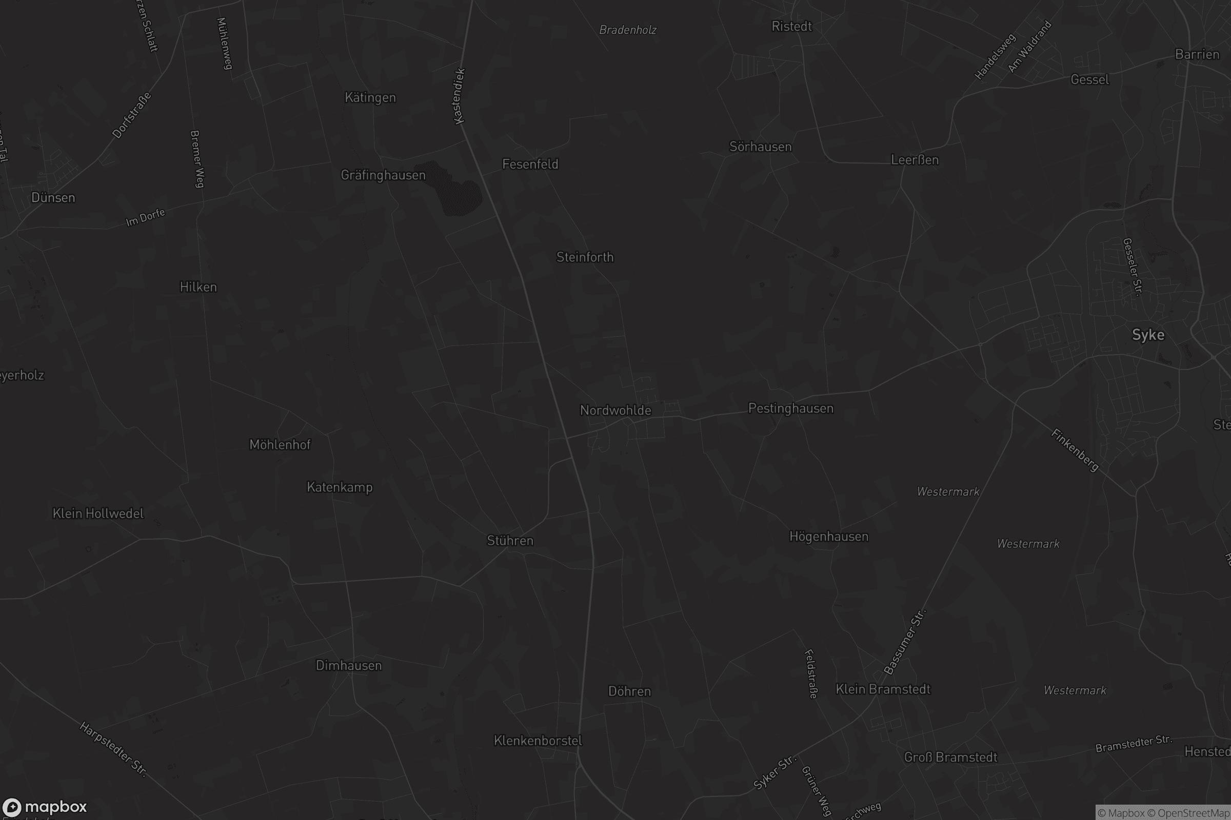 Karte von Nordwohlde