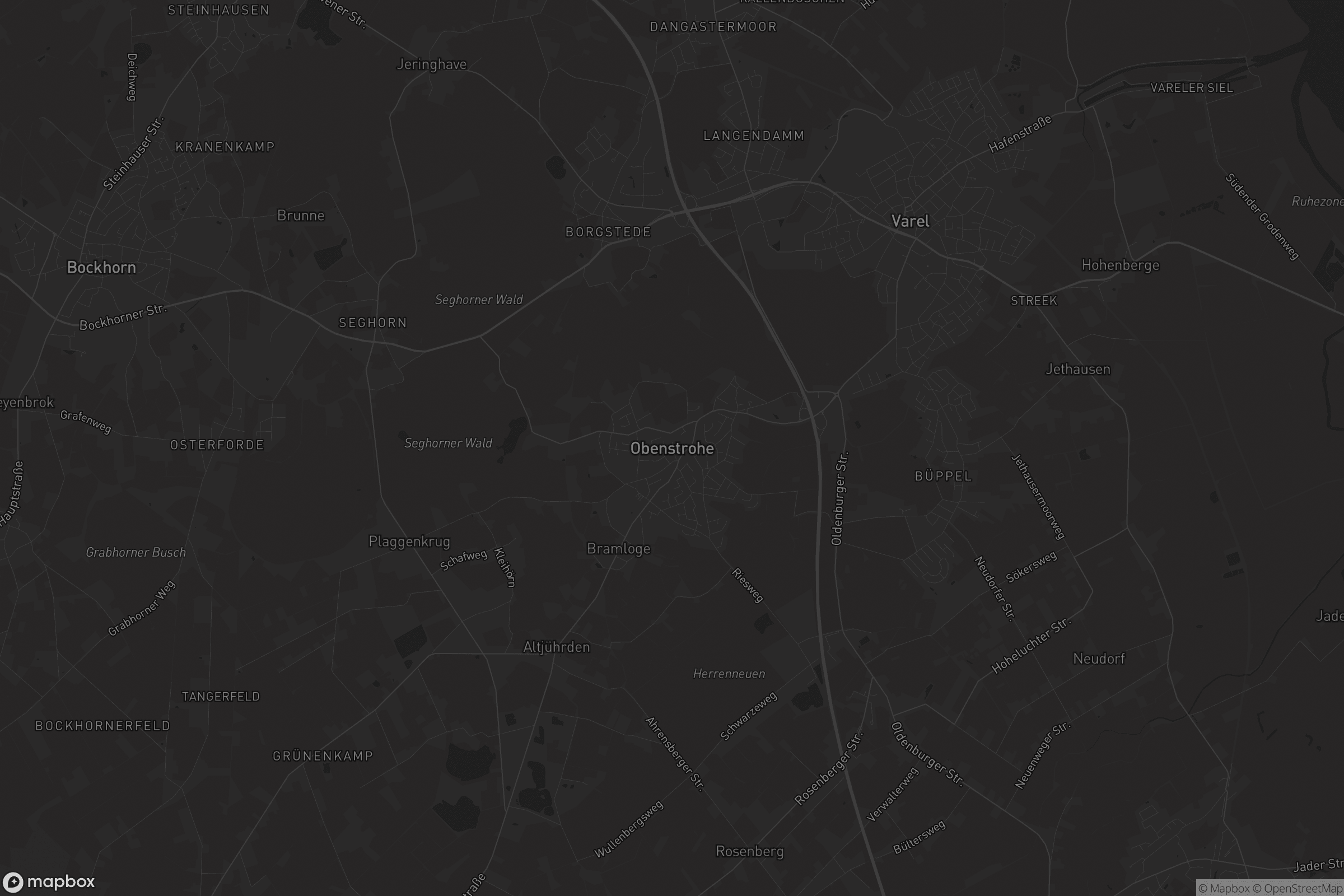 Karte von Obenstrohe