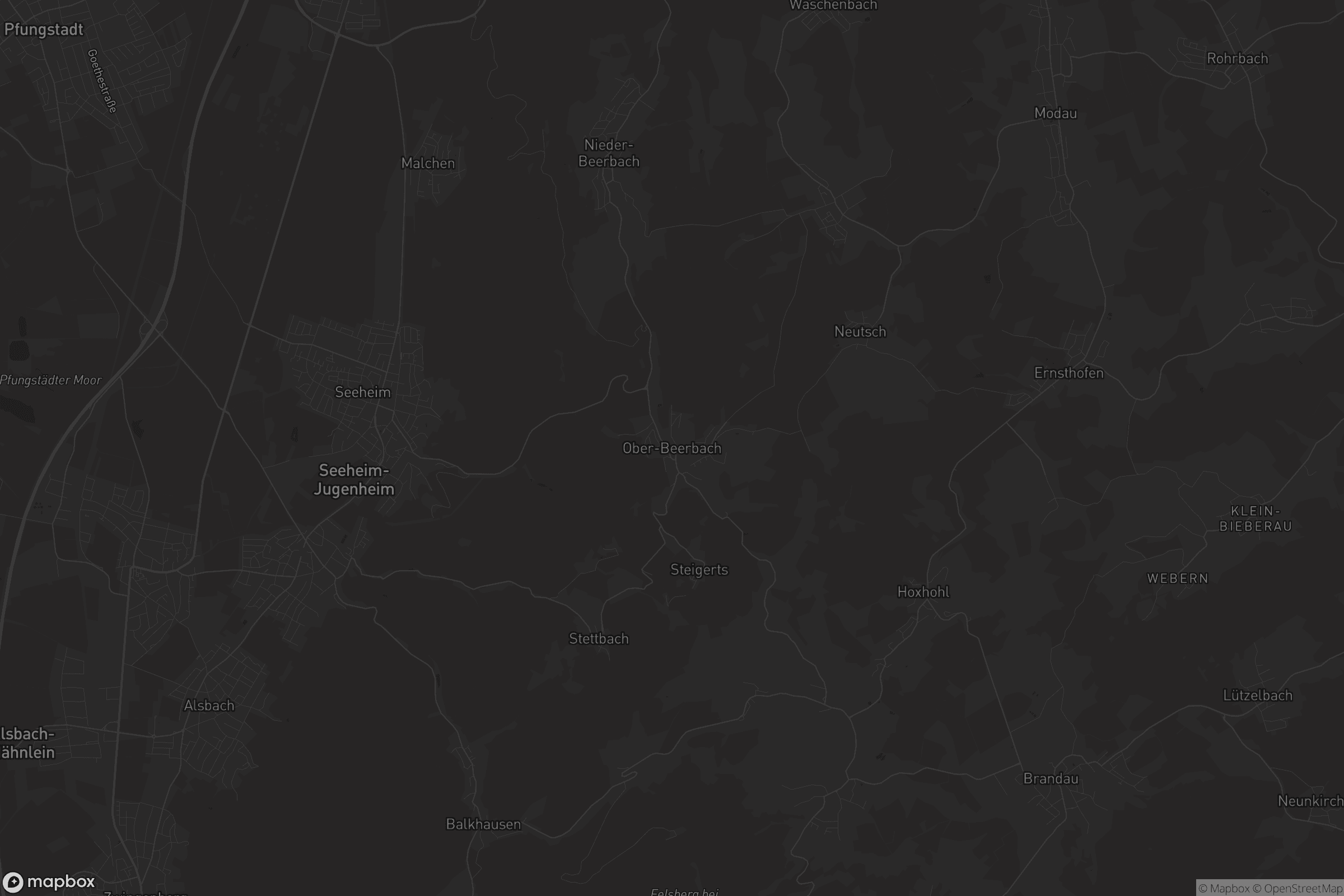 Karte von Ober-Beerbach